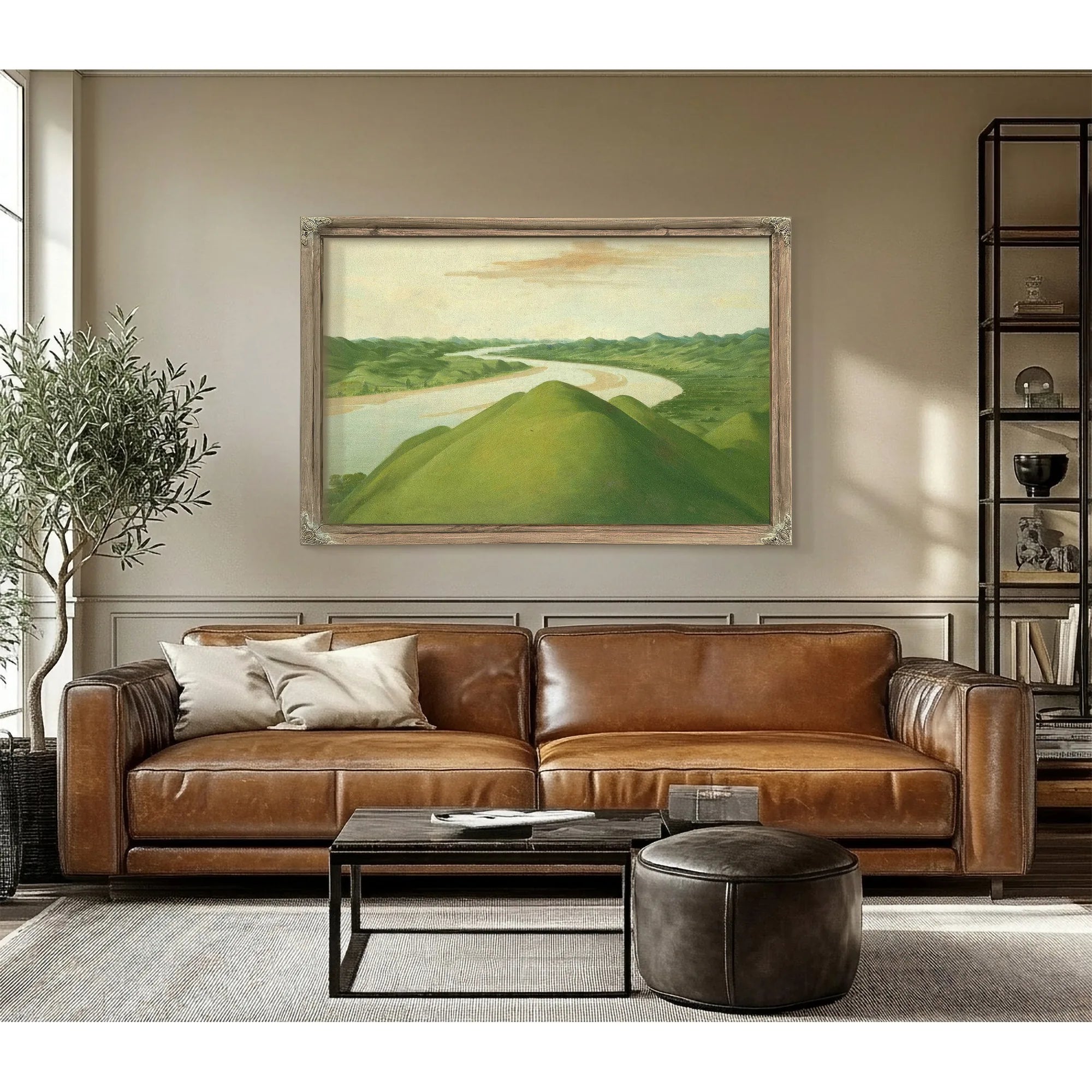 View In The Cross Timbers, Texas By George Catlin Fine Art Print