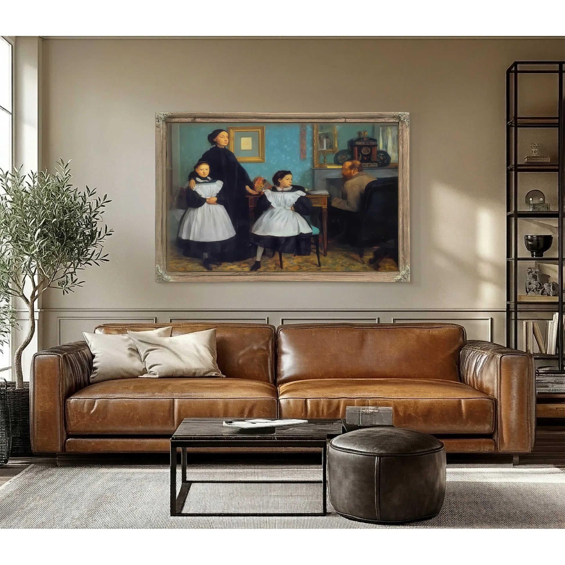 The Bellelli Family By Edgar Degas Fine Art Print