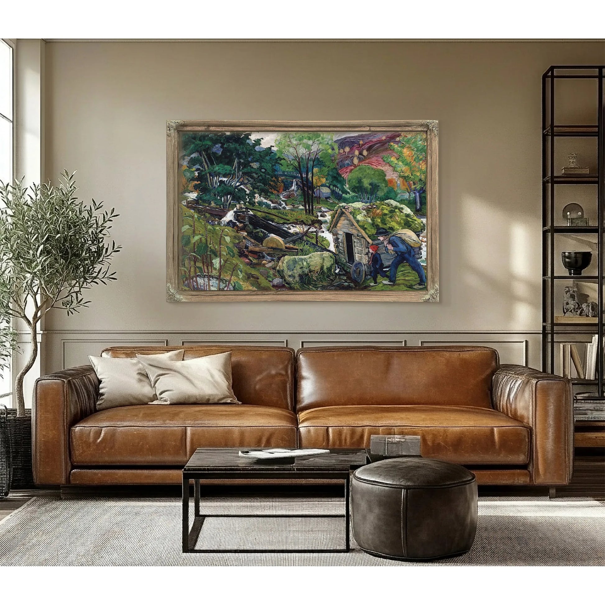 Milling Weather 1 By Nicolai Astrup Fine Art Print