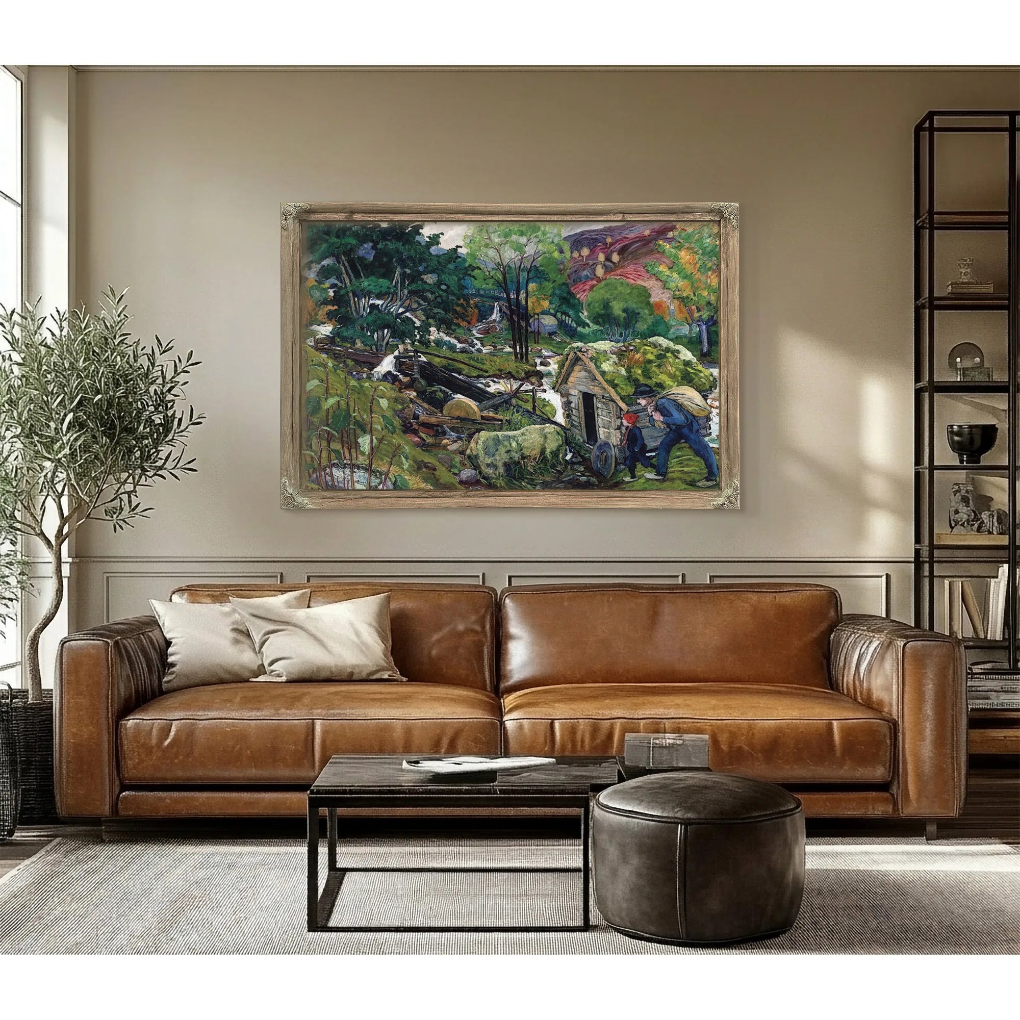 Milling Weather 1 By Nicolai Astrup Fine Art Print