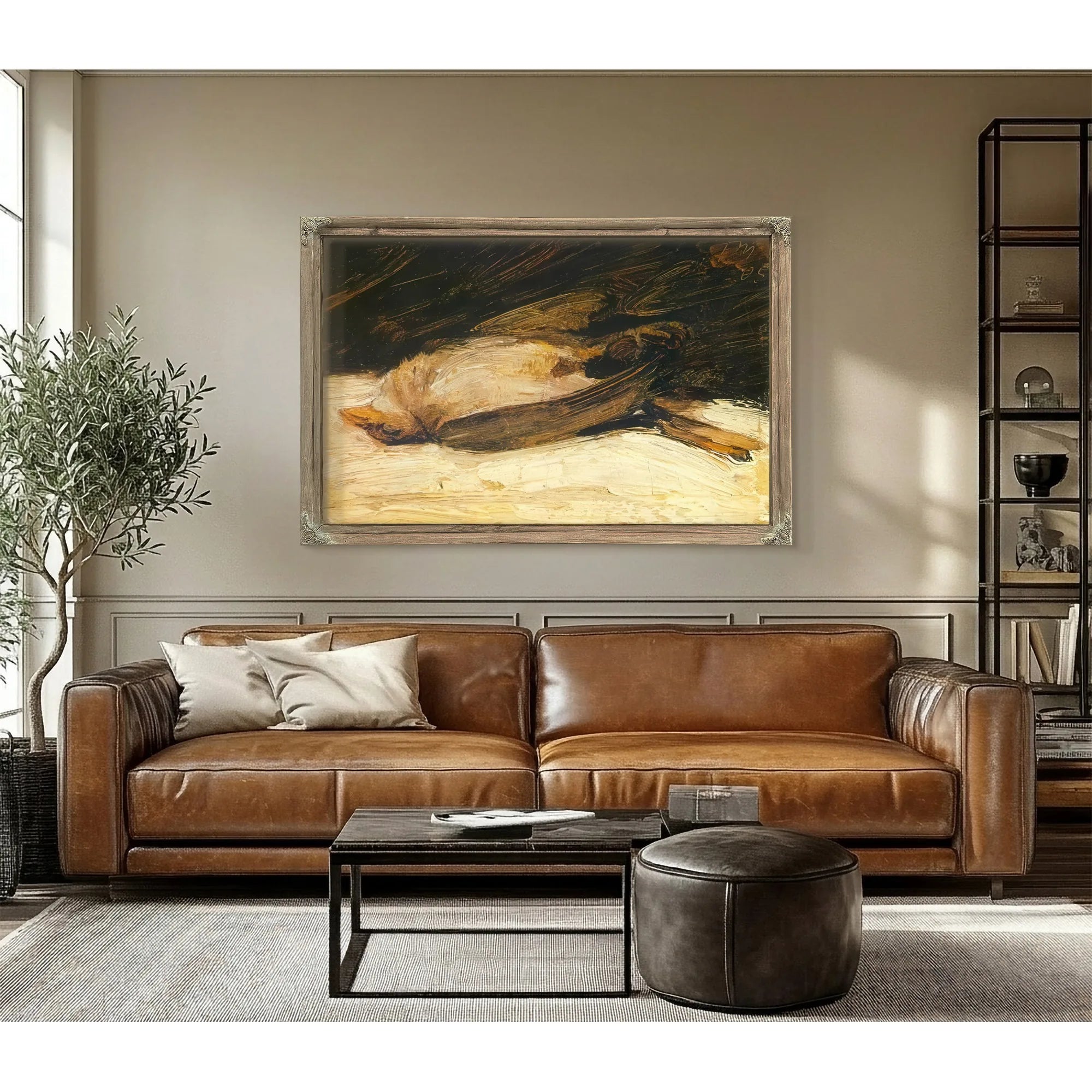 The Dead Sparrow By Franz Marc Fine Art Print