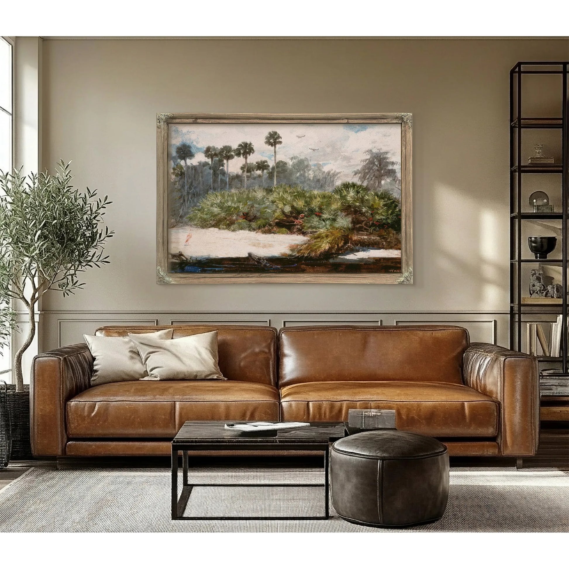 In A Florida Jungle By Winslow Homer Fine Art Print