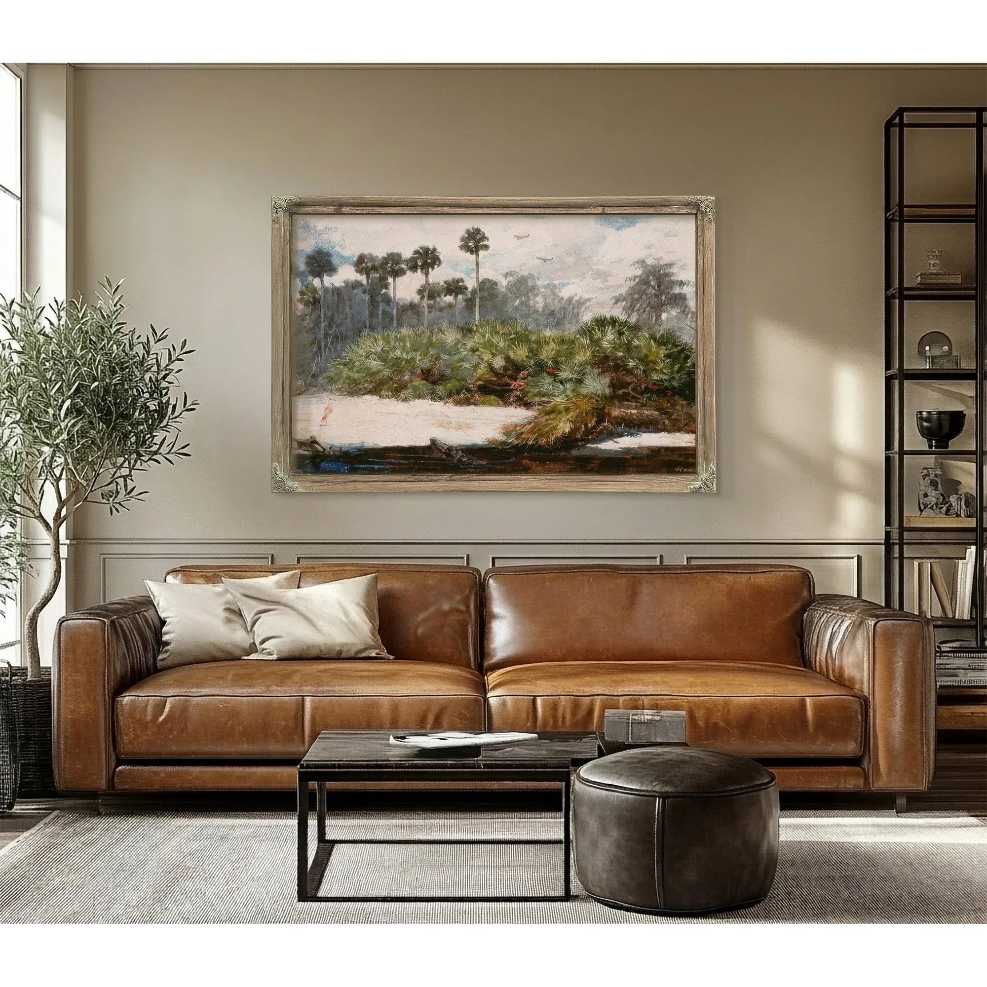 In A Florida Jungle By Winslow Homer Fine Art Print