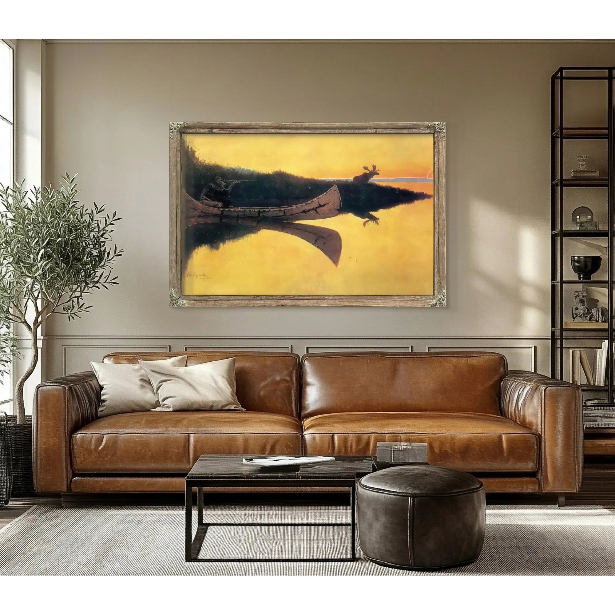 Coming To The Call By Frederic Remington Fine Art Print