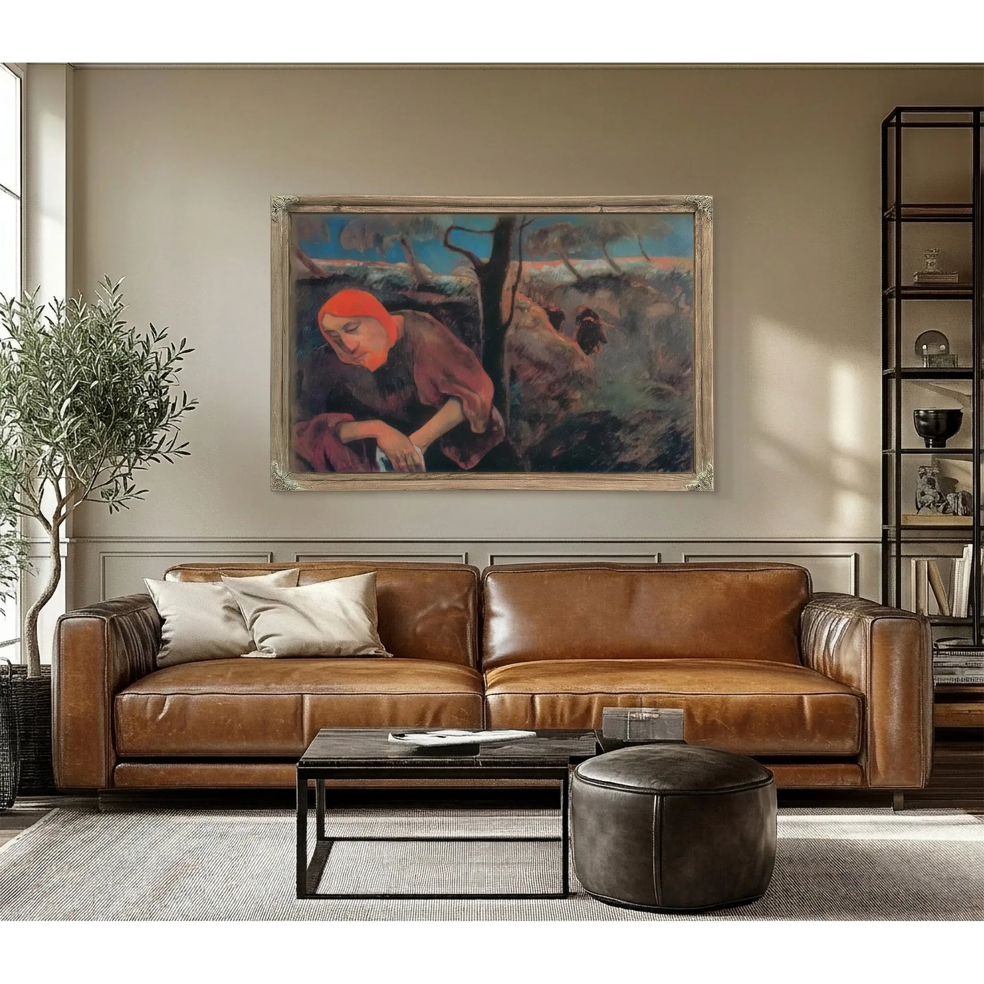 Christ In The Garden Of Olives By Paul Gauguin Fine Art Print