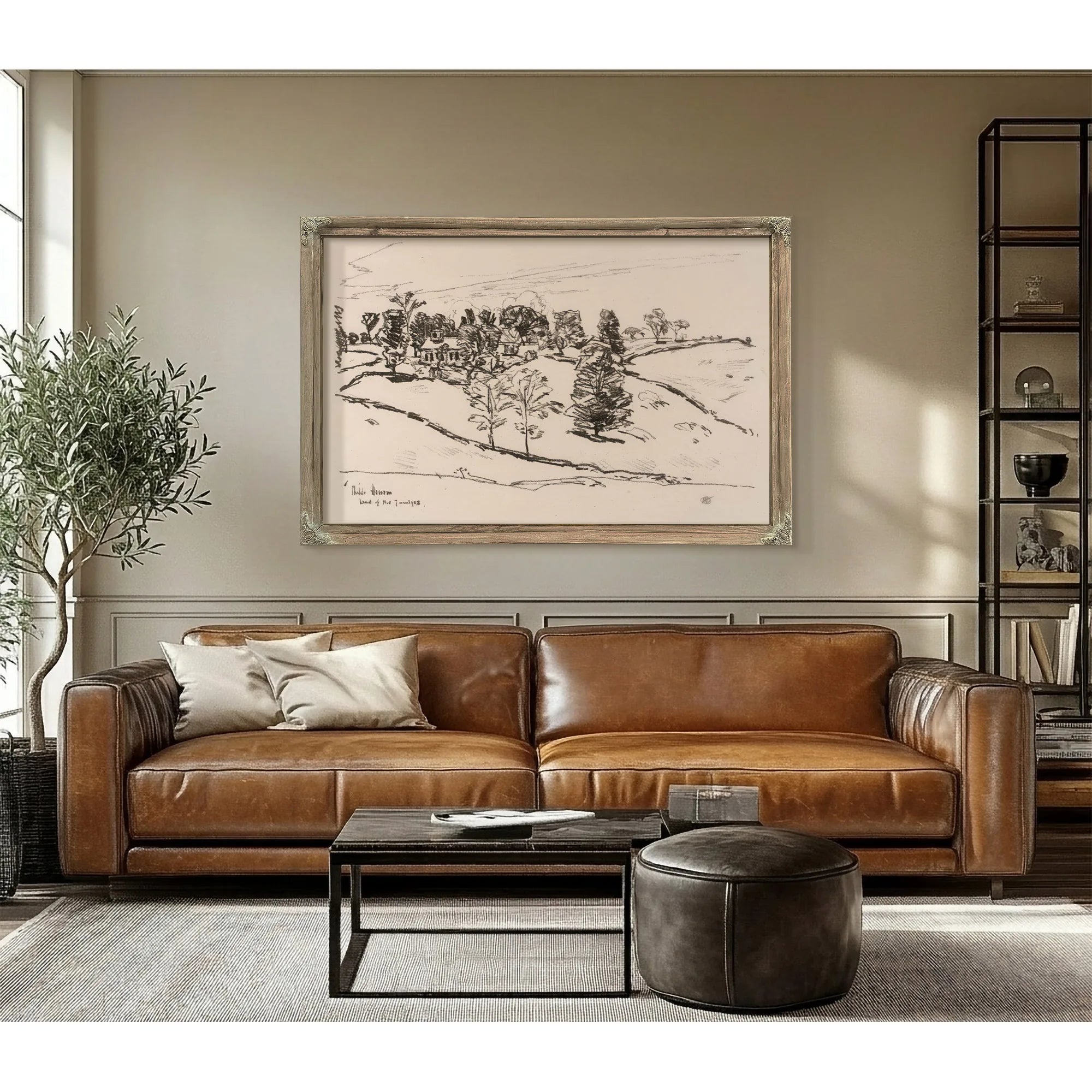 The Little School House, Land Of Nod By Childe Hassam Fine Art Print