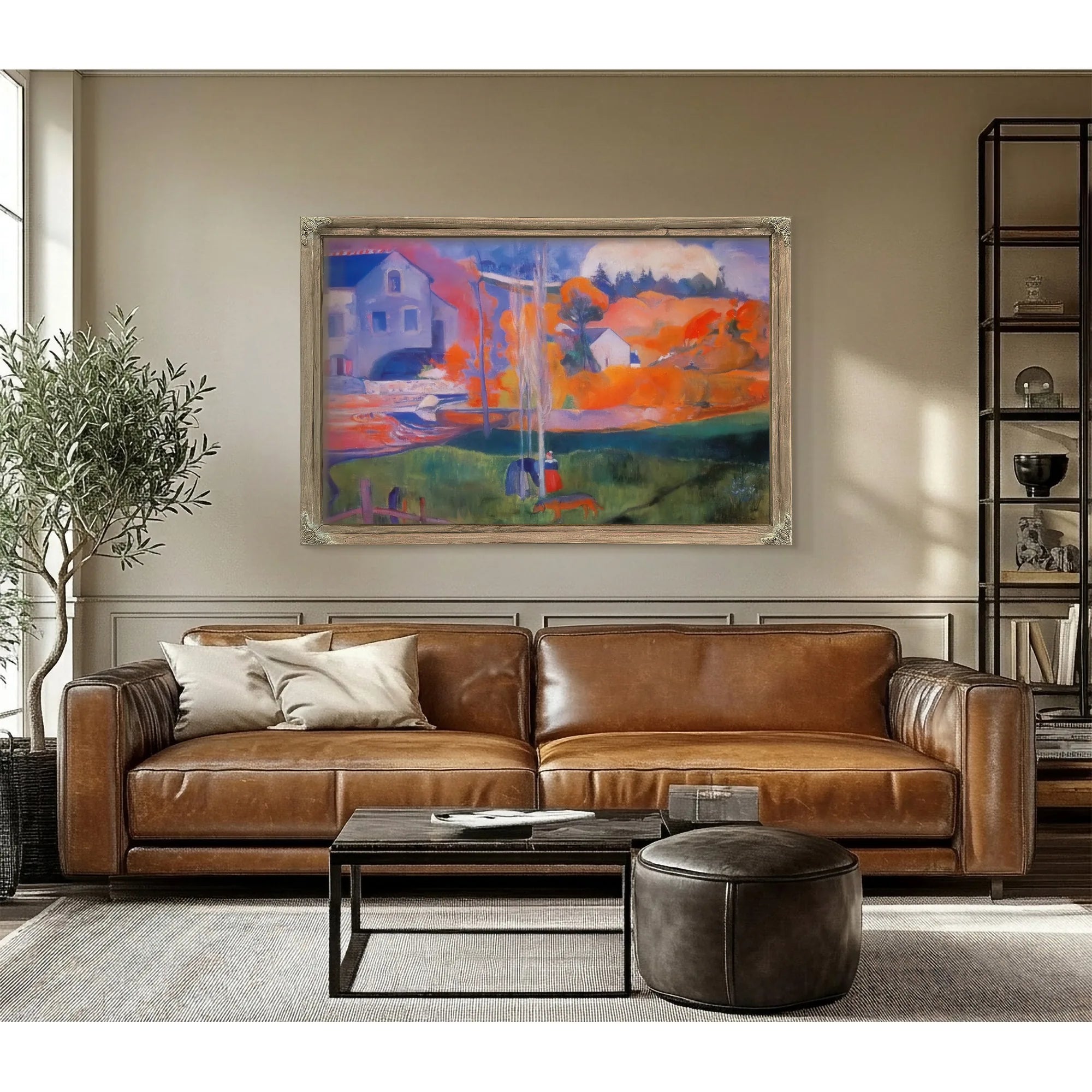 The Mill In Pont Aven By Paul Gauguin Fine Art Print