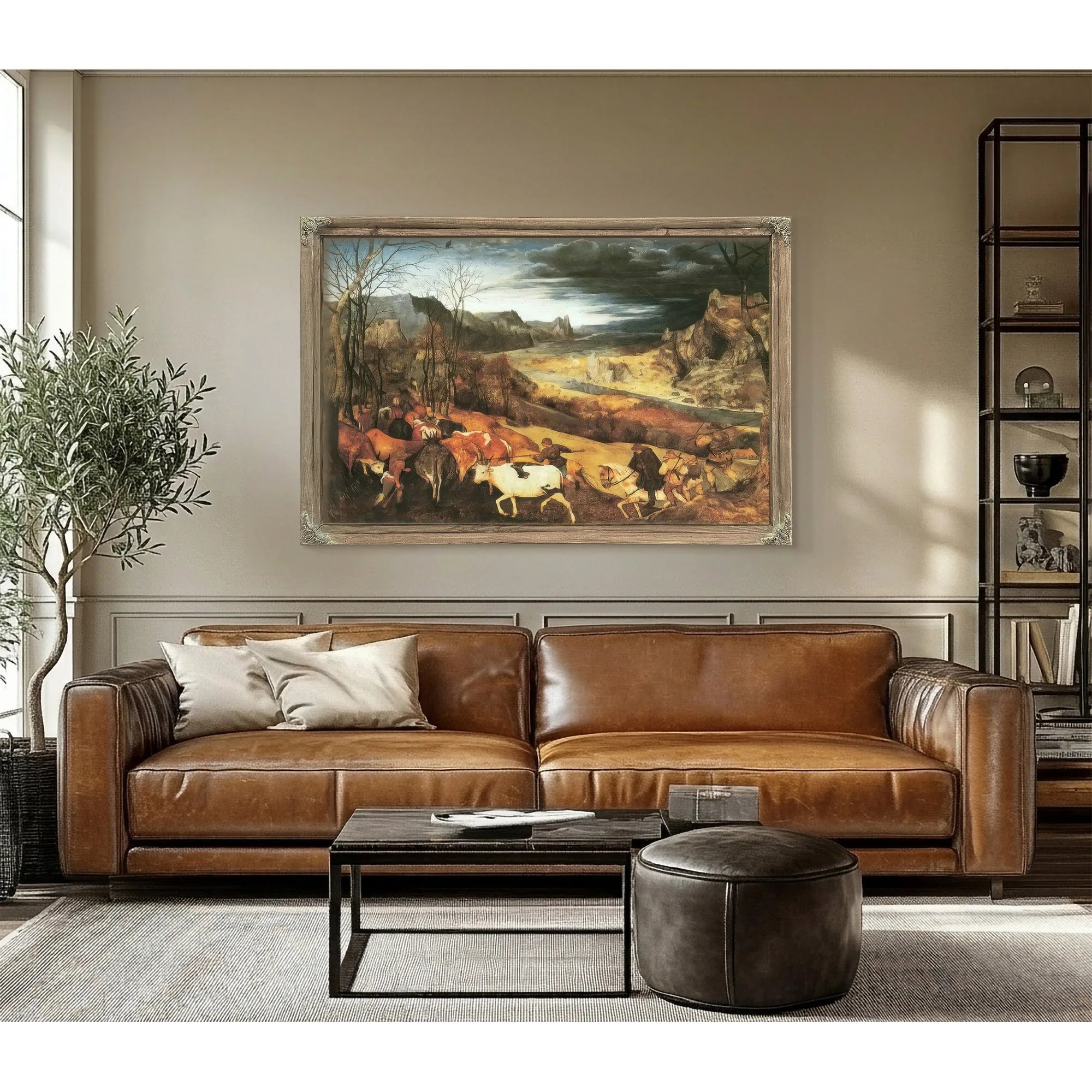 The Return Of The Herd 1565 By Pieter Bruegel Fine Art Print