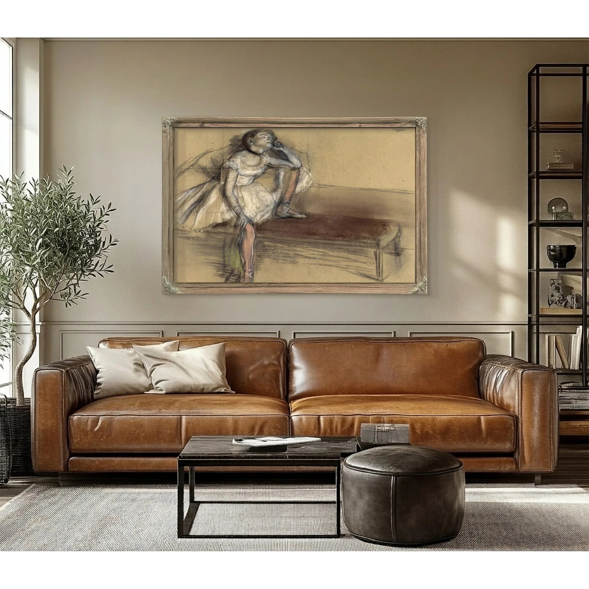 A. Coryphee Resting By Edgar Degas Fine Art Print