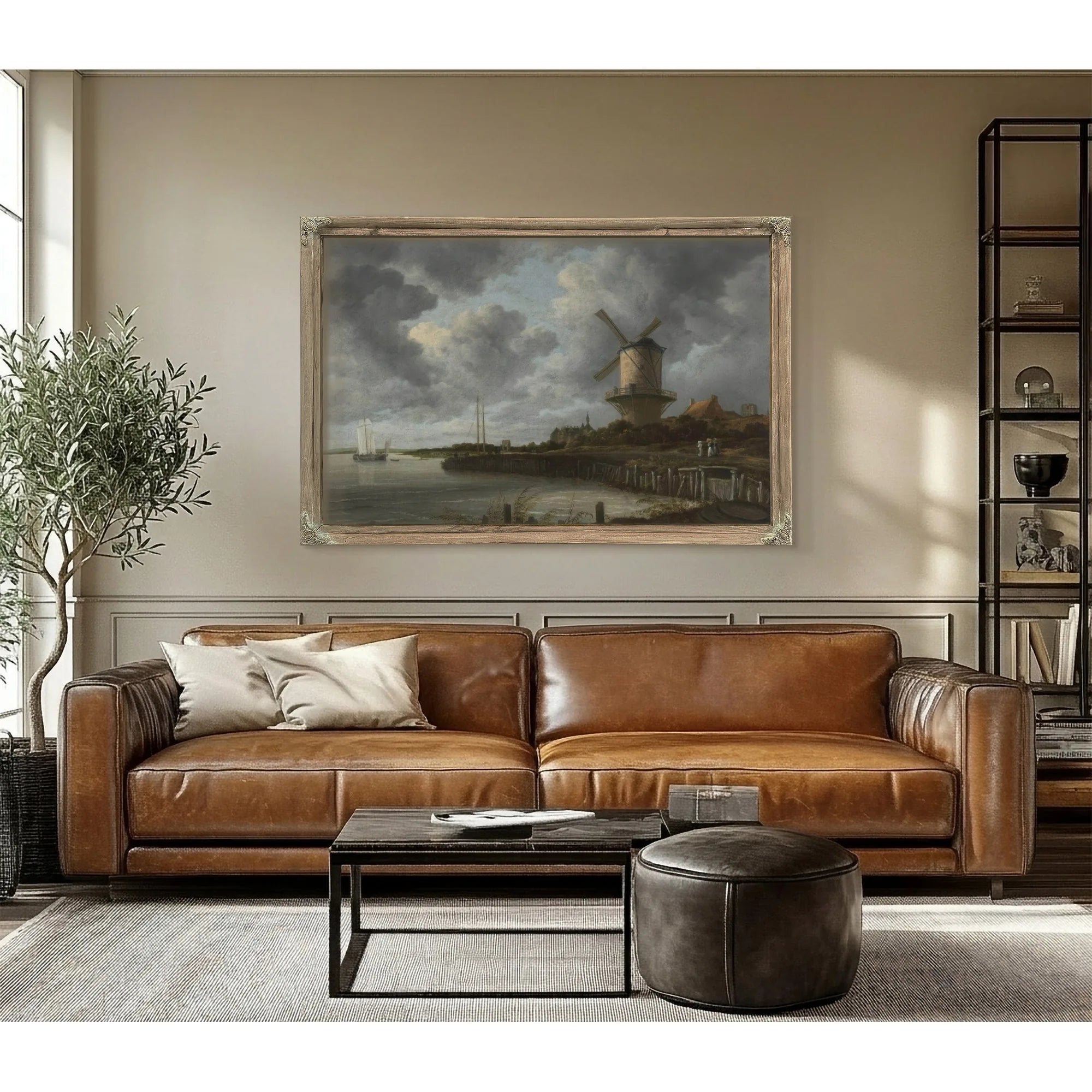 The Windmill At Wijk Bij Duurstede By Jacob Van Ruisdael Fine Art Print