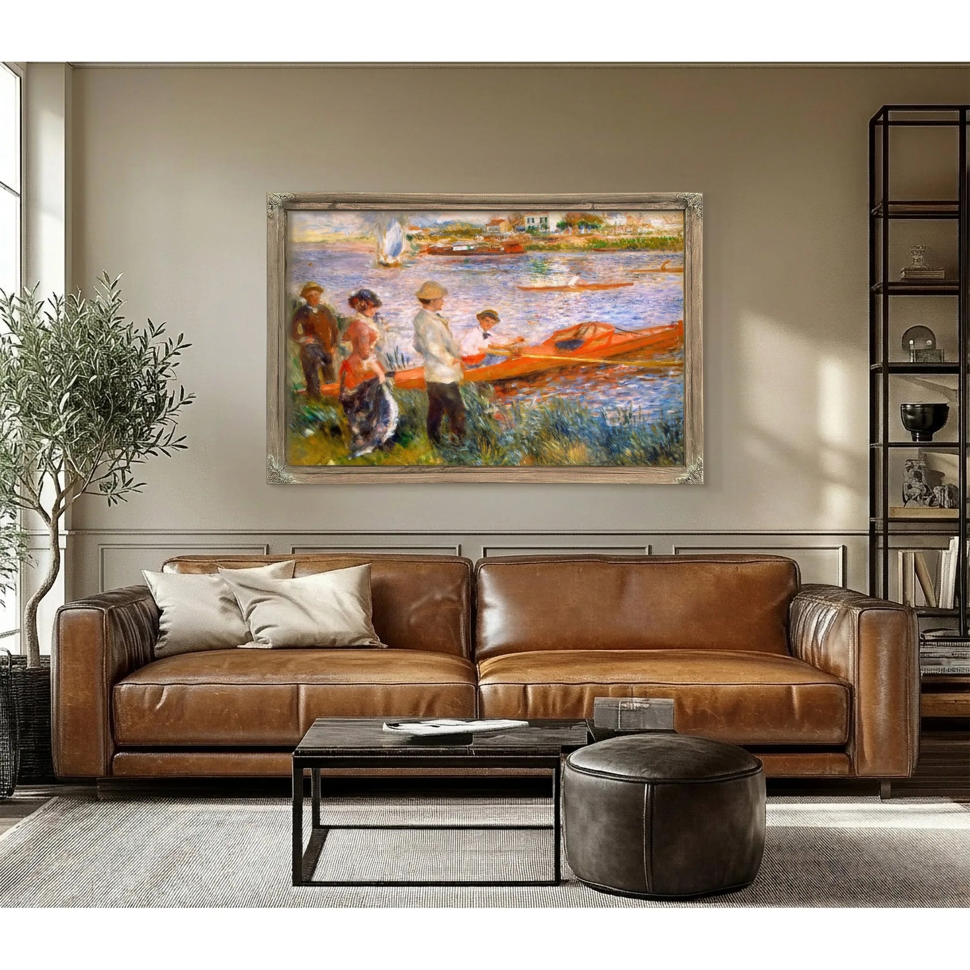Oarsmen At Chatou By Pierre August Renoir Fine Art Print