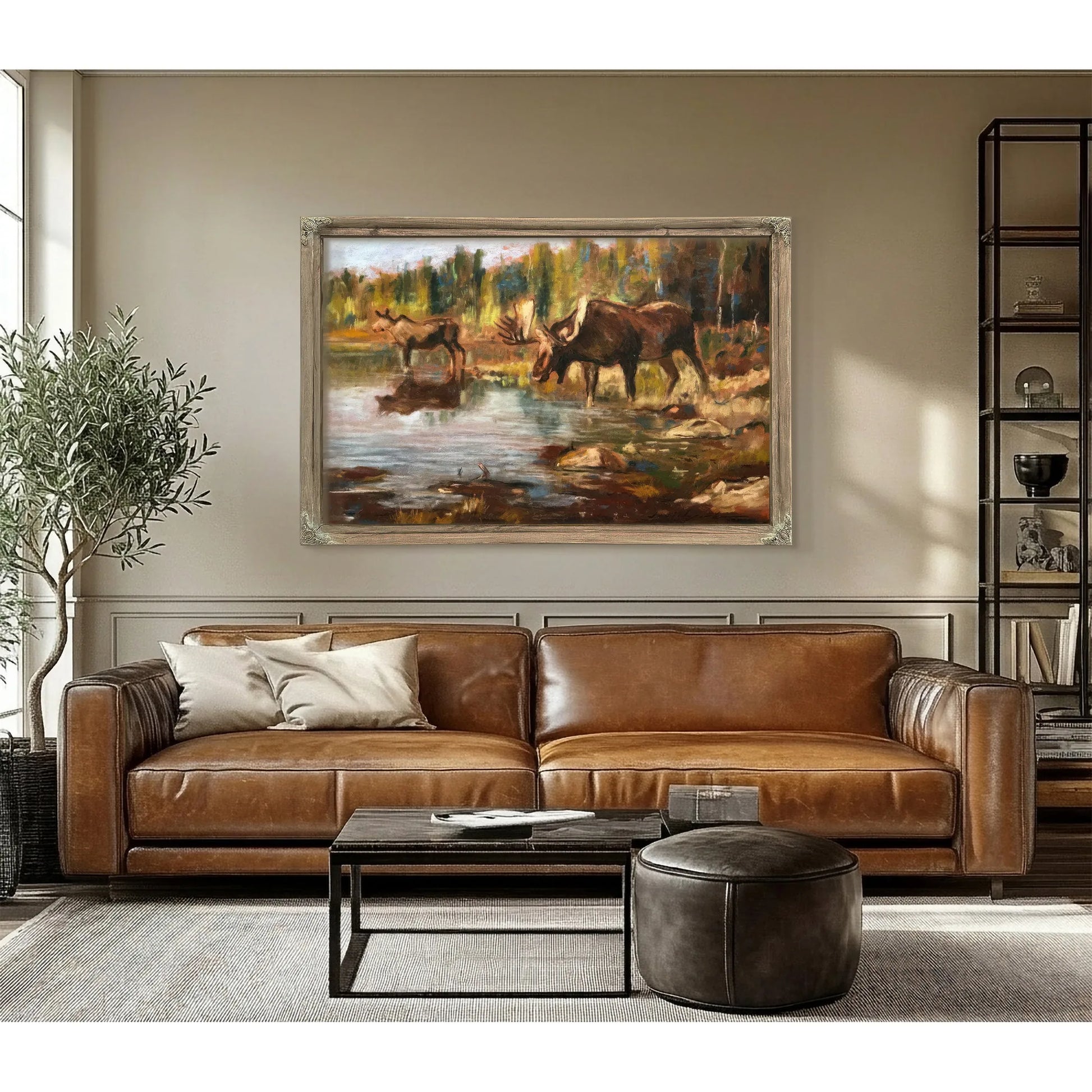 Feeding Time By Carl Rungius Fine Art Print