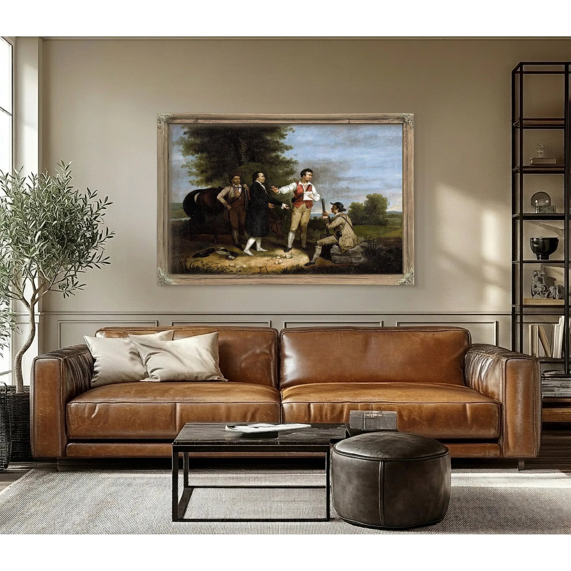 The Capture Of Major Andre By Asher B Durand Fine Art Print