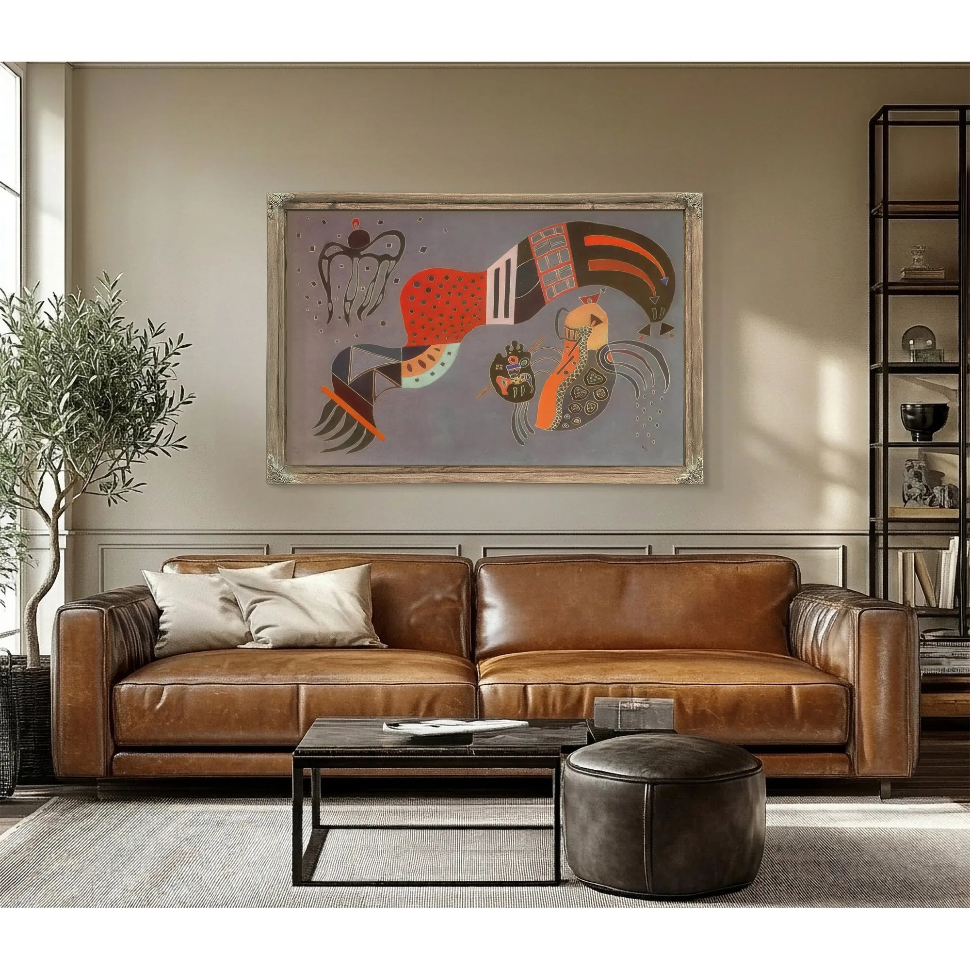 Tempered Elan By Wassily Kandinsky Fine Art Print