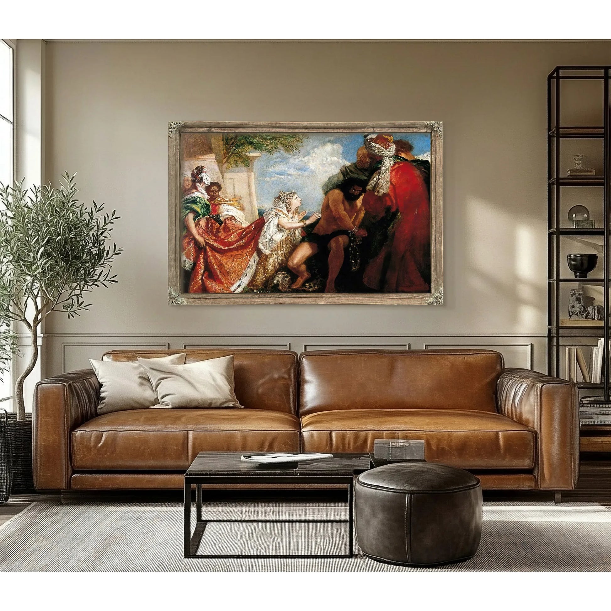 Delilah Before The Blinded Samson By William Etty Fine Art Print