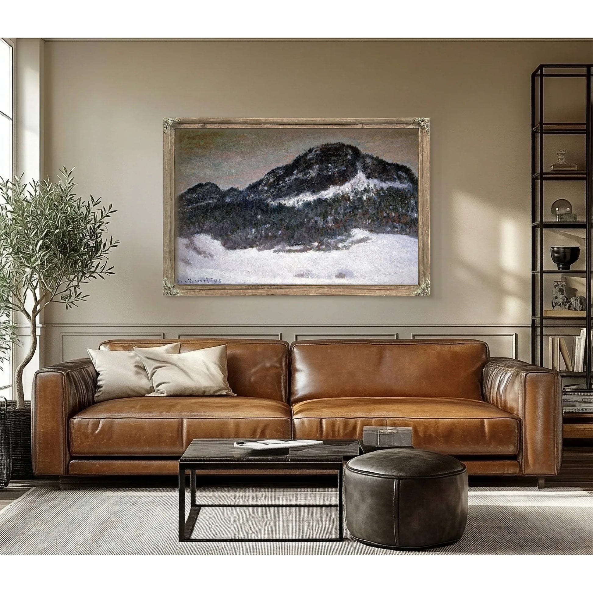 Mount Kolsaas Norway By Claude Monet Fine Art Print
