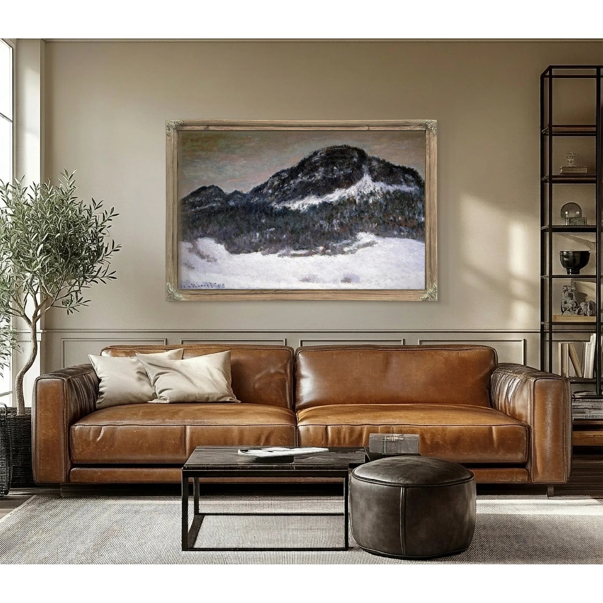 Mount Kolsaas Norway By Claude Monet Fine Art Print