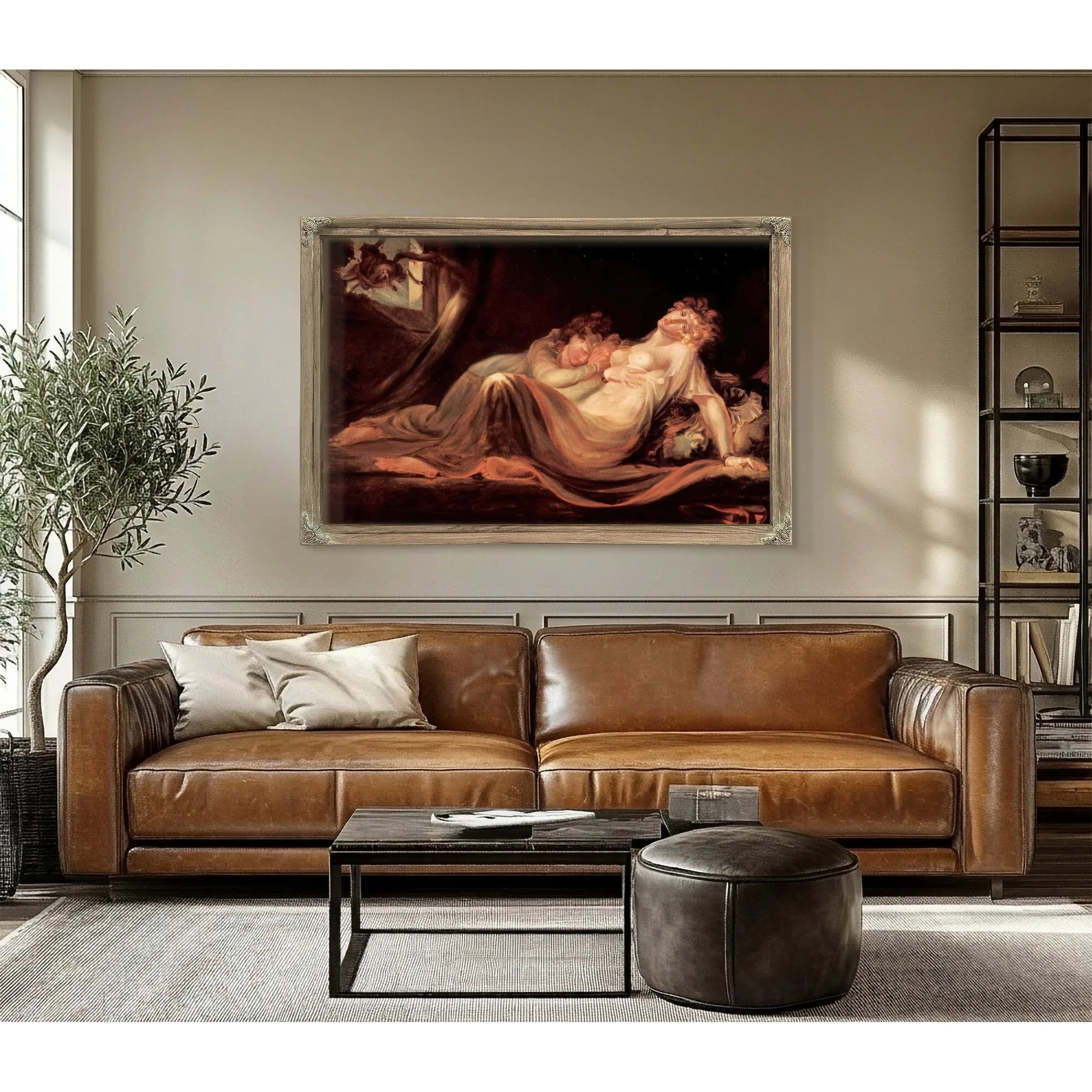 The Incubus Leaving Two Sleeping Women By Henry Fuseli Fine Art Print