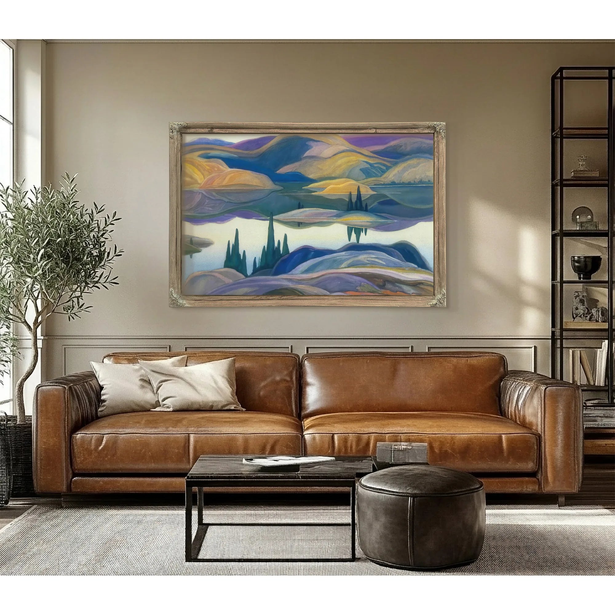 Mirror Lake By Frank Carmichael Fine Art Print