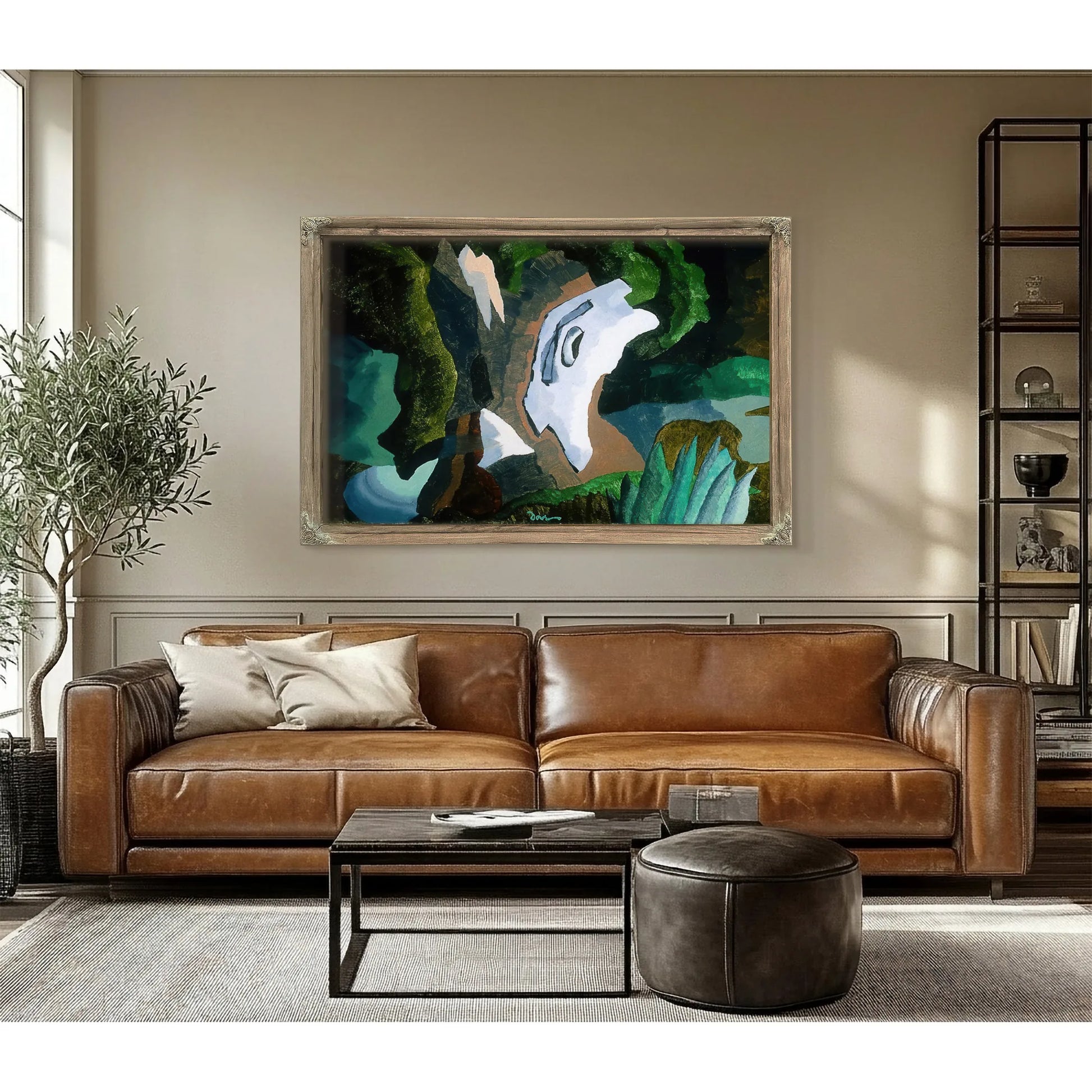 Neighborly Attempt At Murder By Arthur Dove Fine Art Print