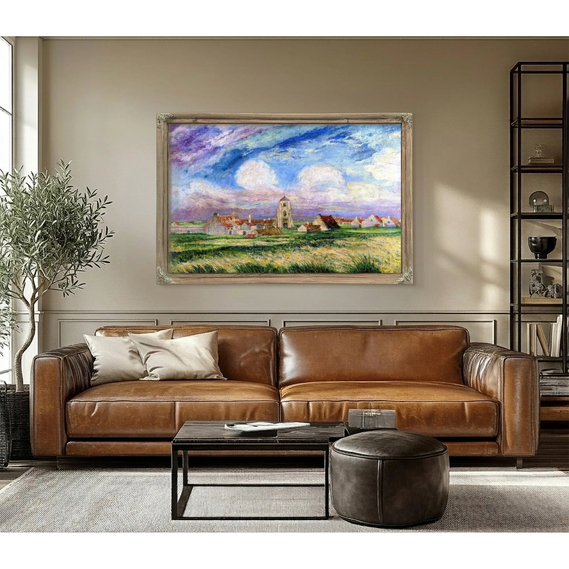 View Of Mariakerke By James Ensor Fine Art Print