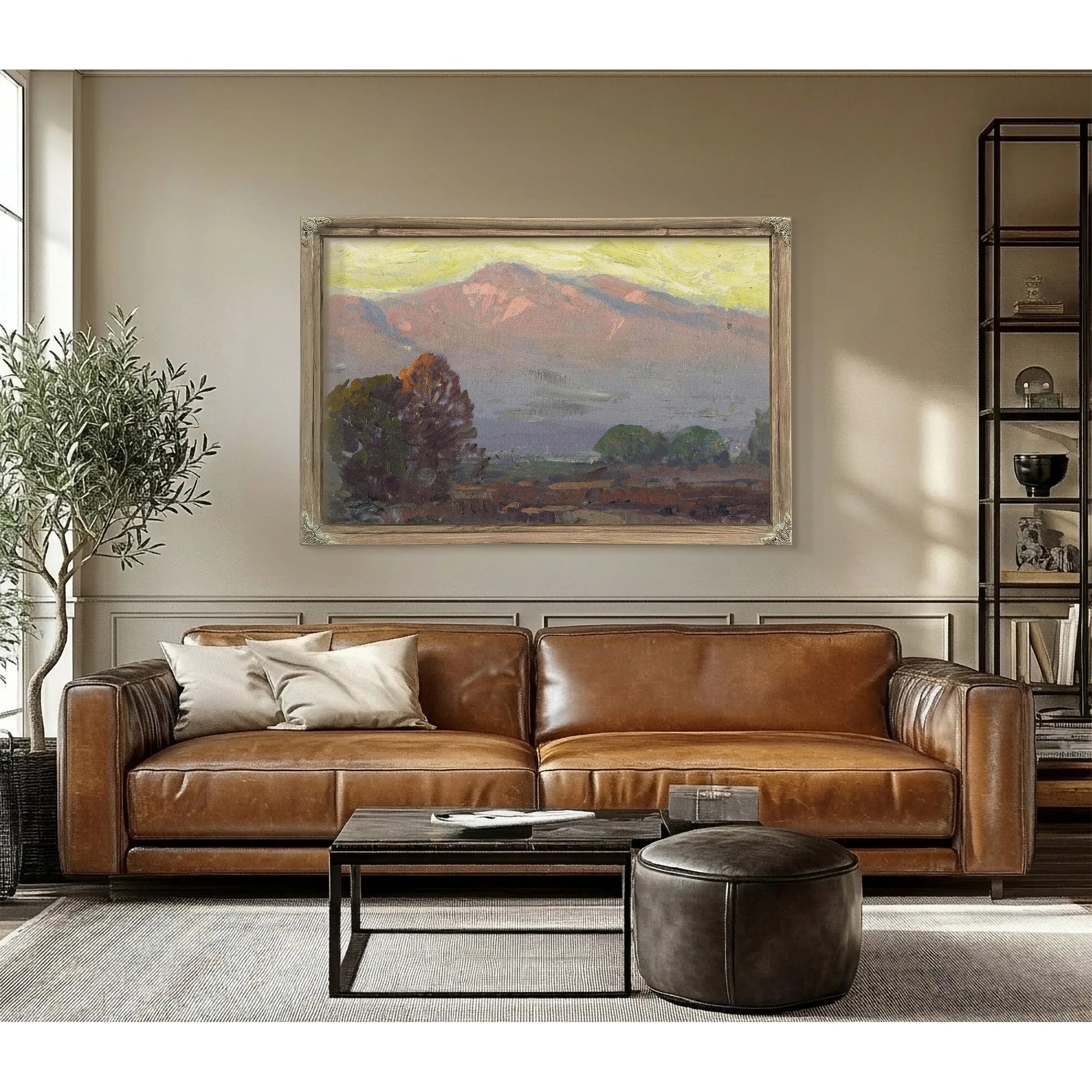 Mountains At Sundown By Edgar Payne Fine Art Print
