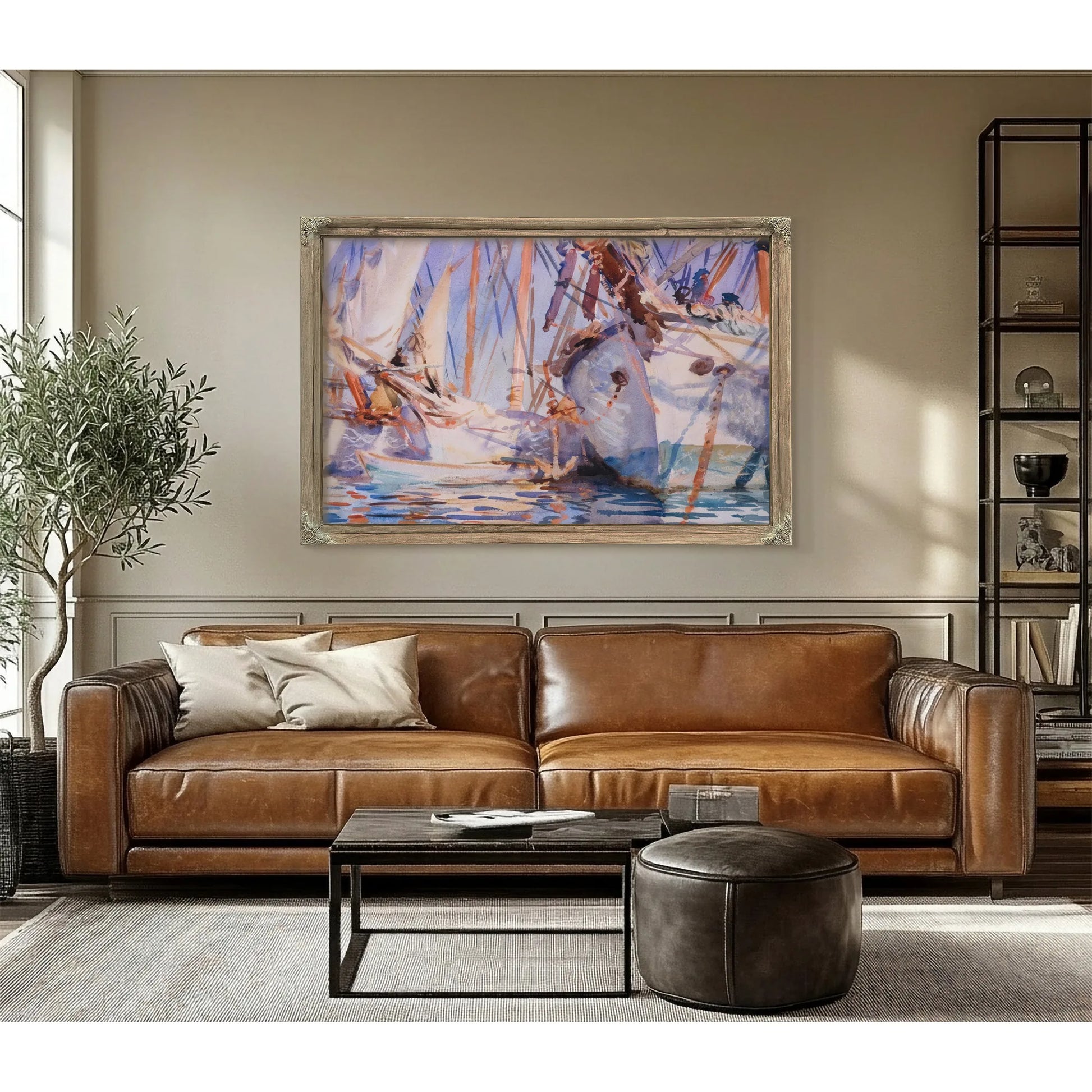White Ships By John Singer Sargent Fine Art Print