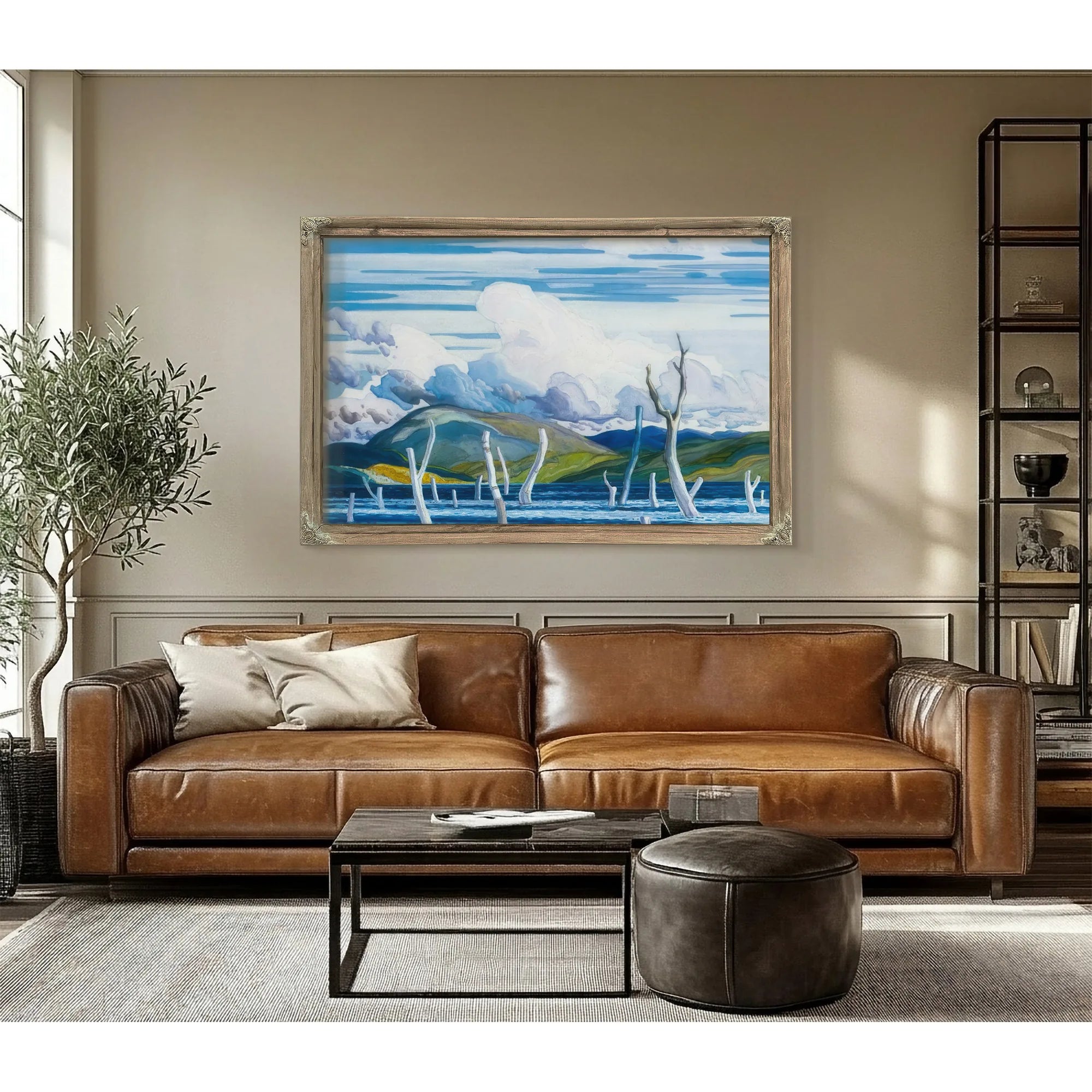 Wabajisik Drowned Land By Frank Carmichael Fine Art Print