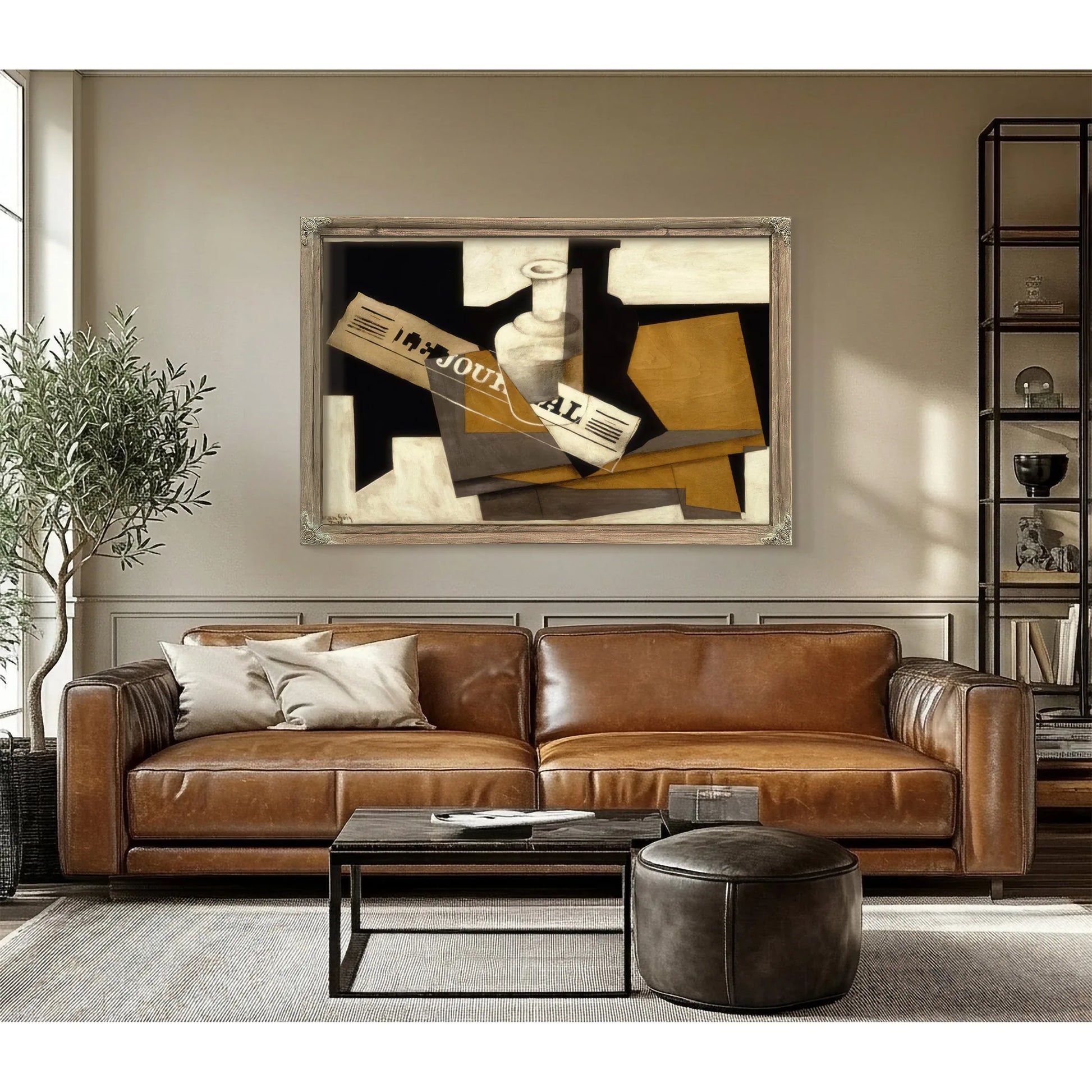 Le Journal By Juan Gris Fine Art Print