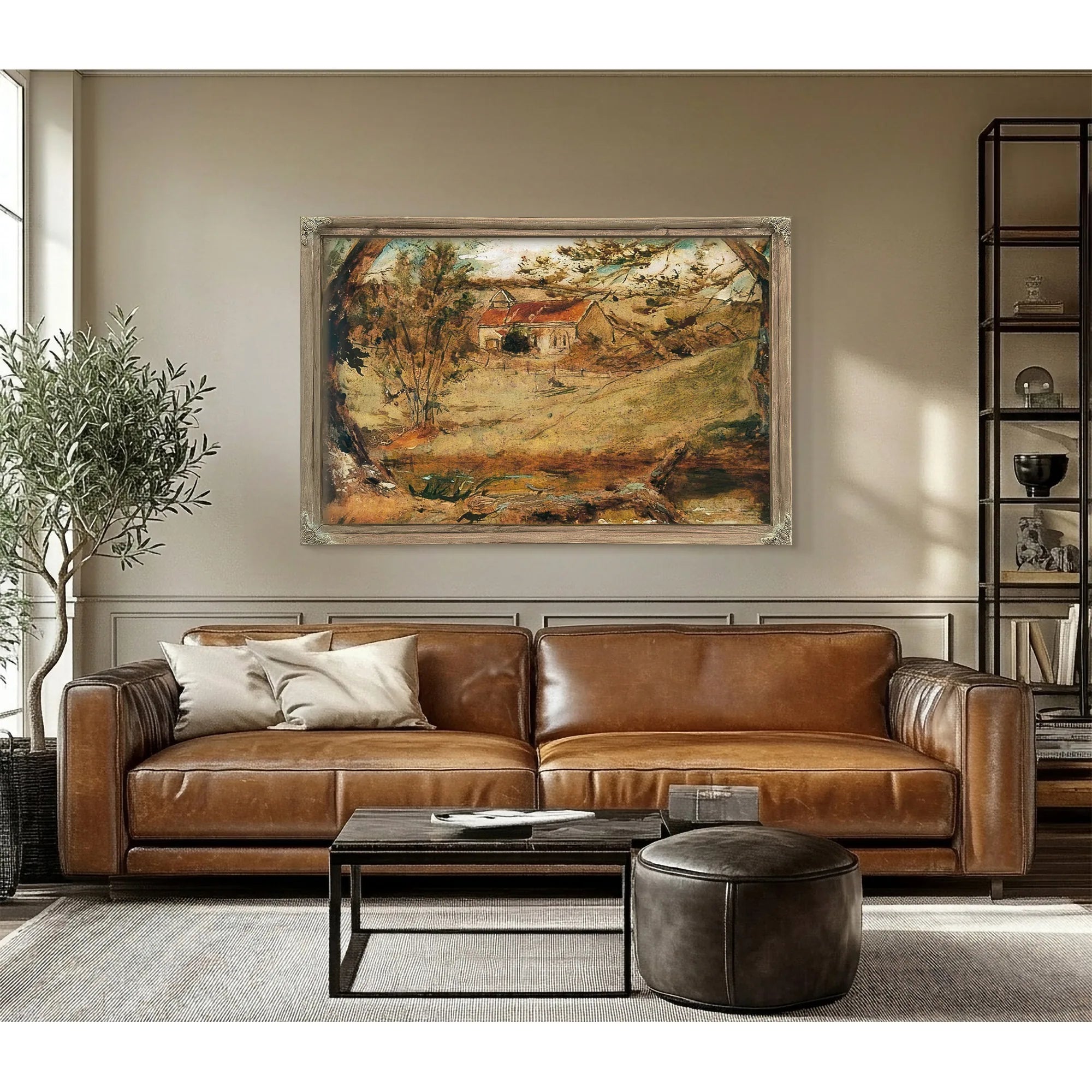 Givendale Church By William Etty Fine Art Print