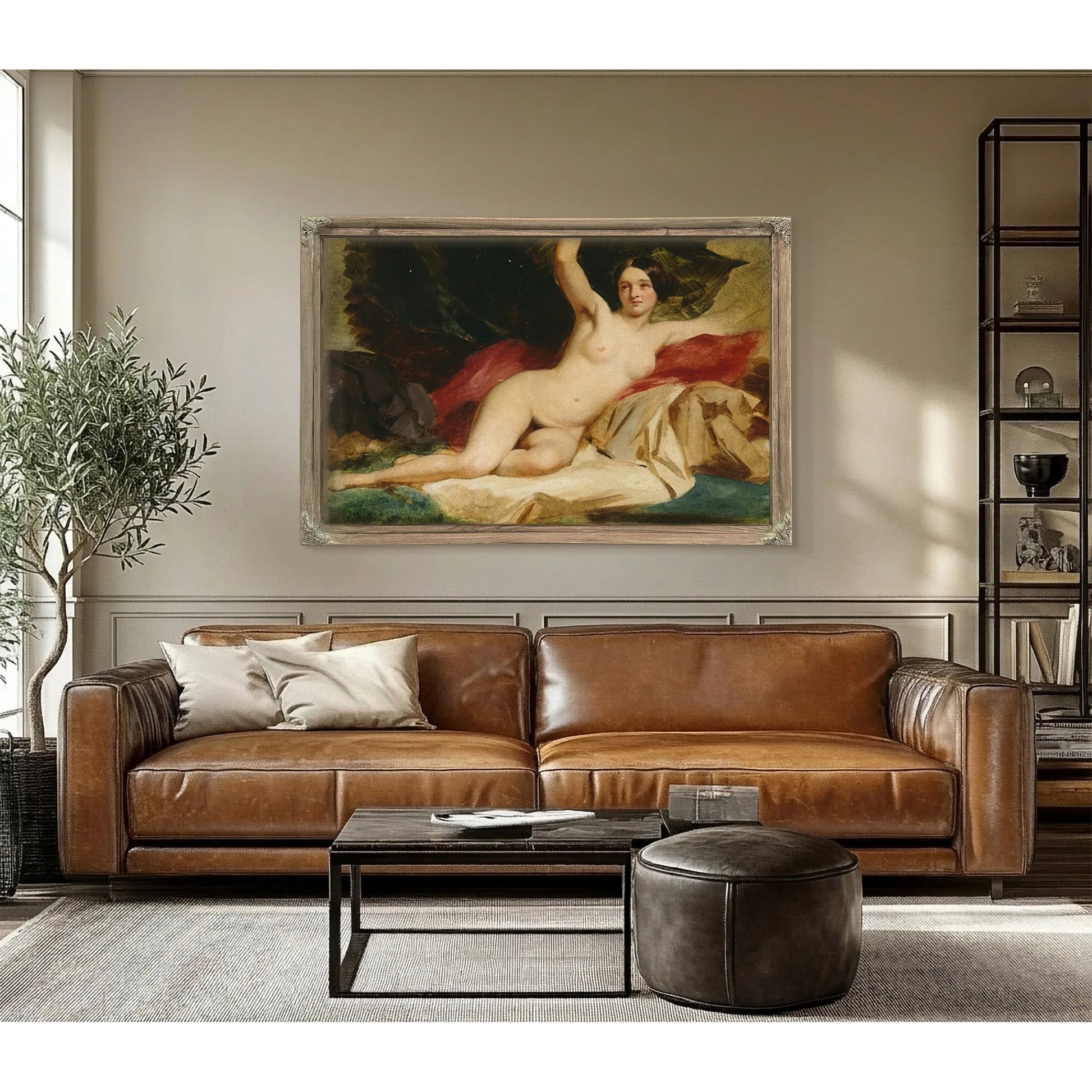 Female Nude In A Landscape By William Etty Fine Art Print