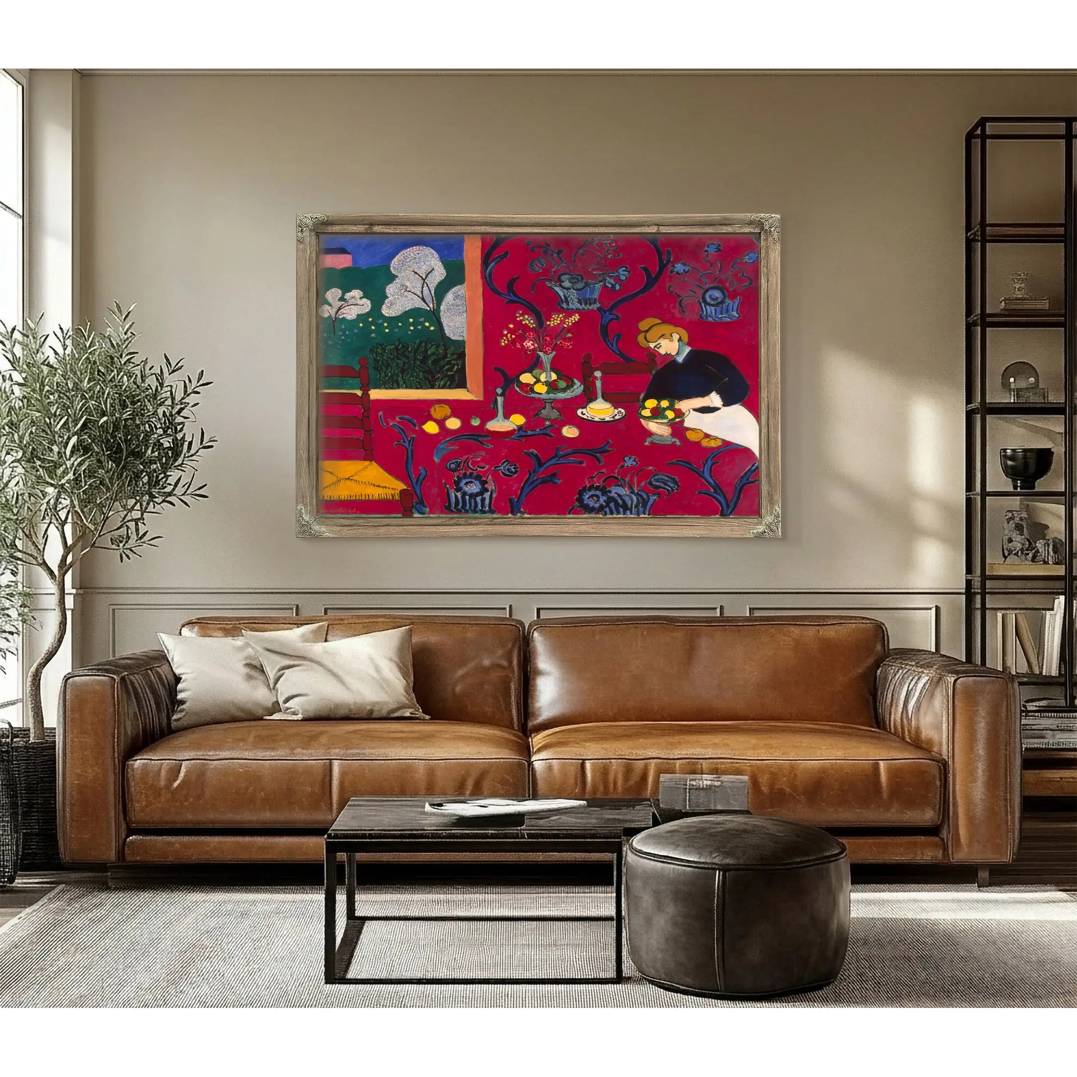 Large Red Interior by Henri Matisse