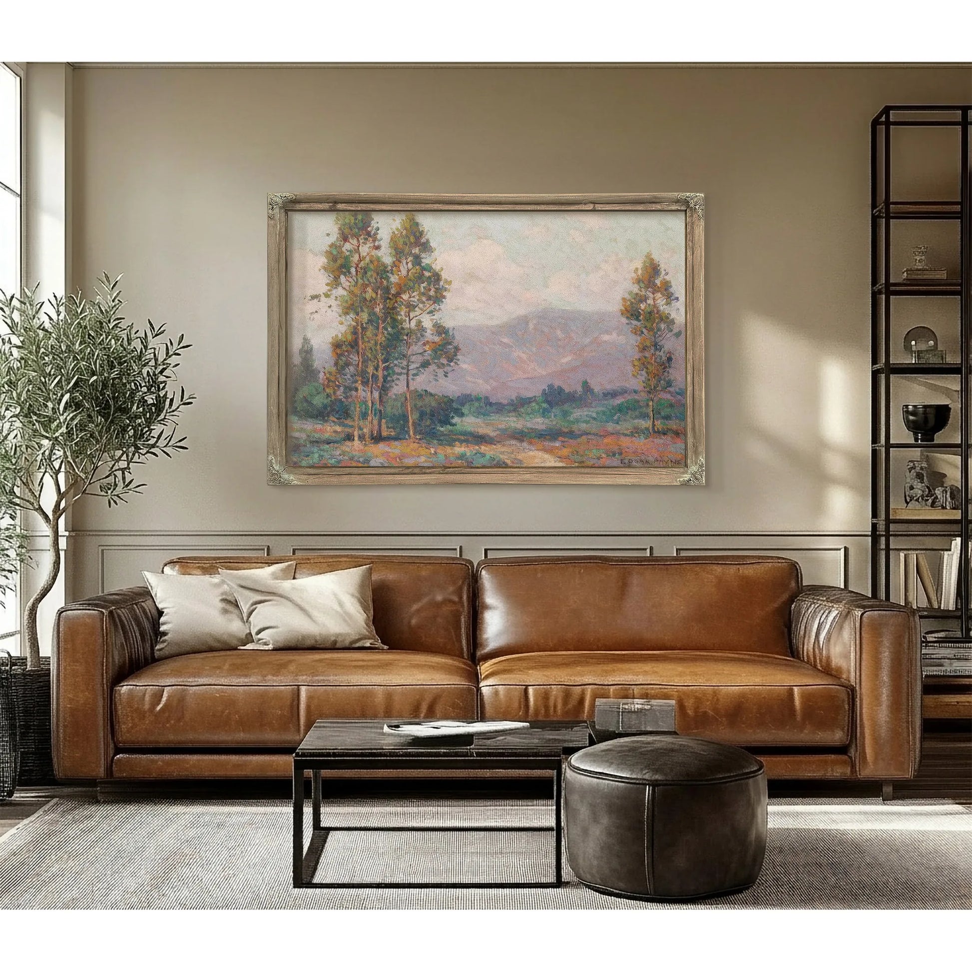 Santa Barbara Mountains By Edgar Payne Fine Art Print