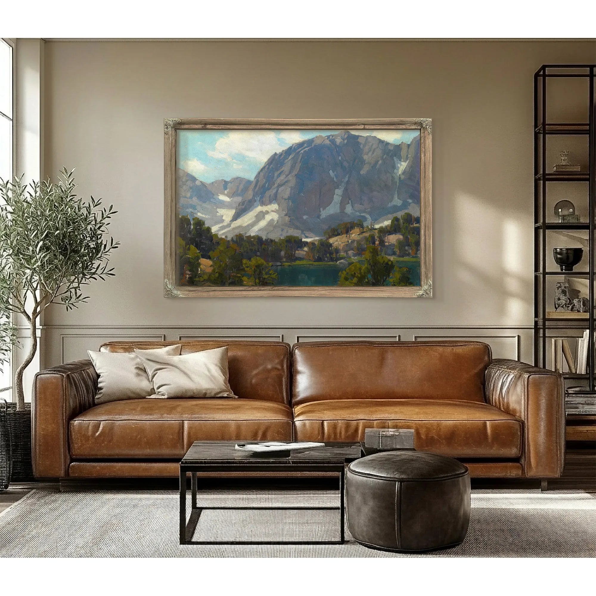 Big Pine Lake (First Lake, Inyo County) By Edgar Payne Fine Art Print