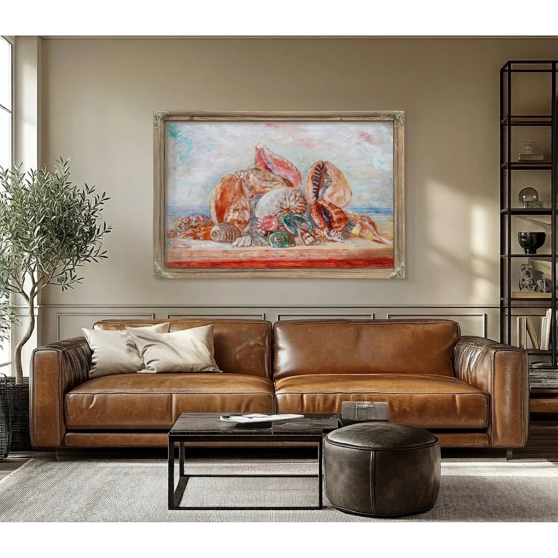 Still Life With Shells By James Ensor Fine Art Print
