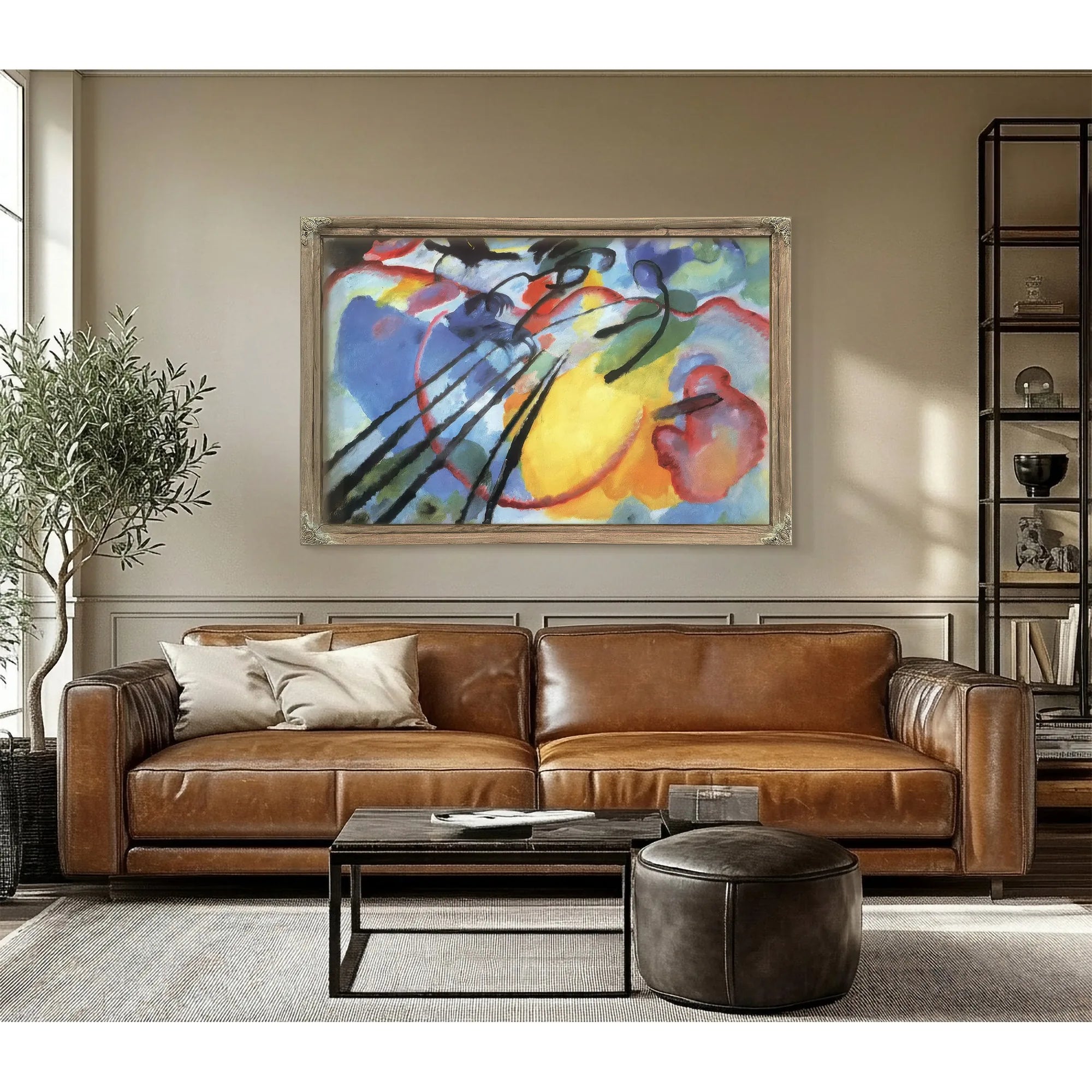 Improvisation 26 ( Oars) 1912 By Wassily Kandinsky Fine Art Print