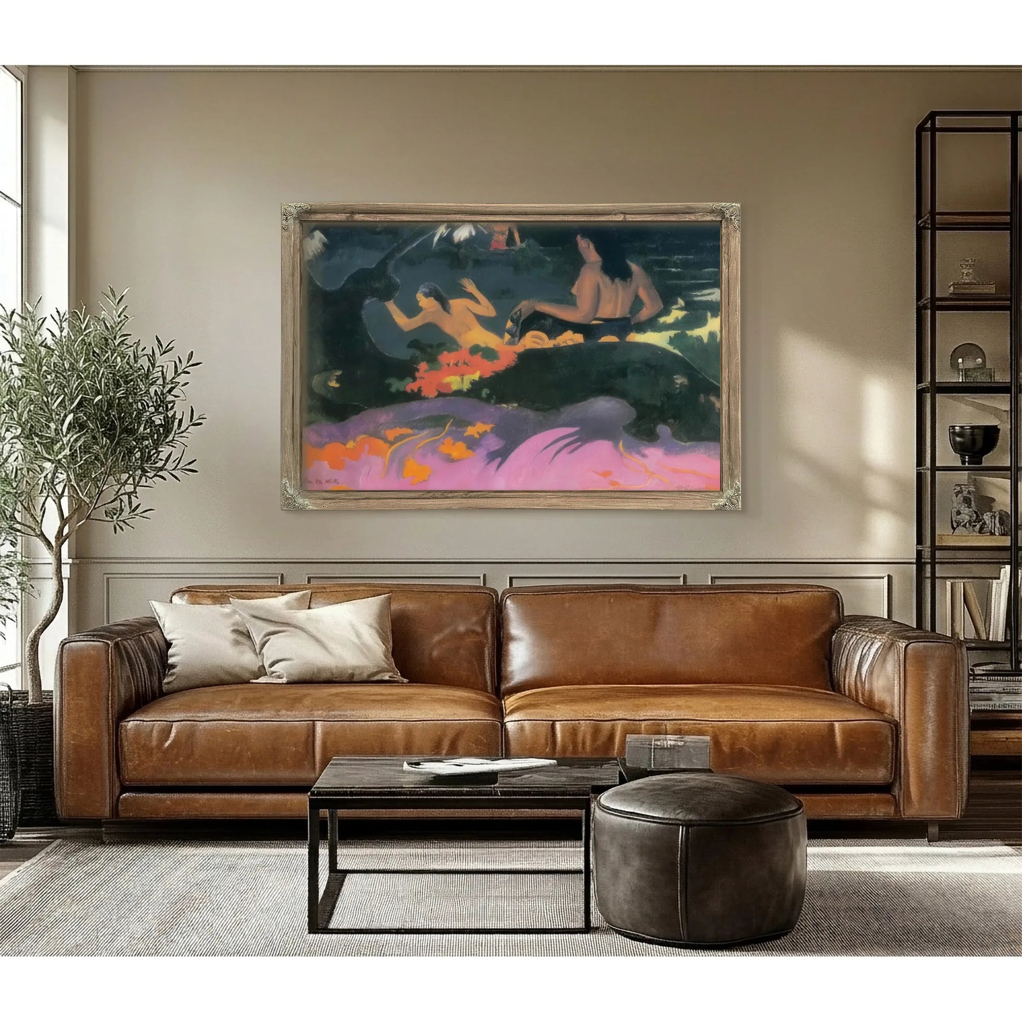 Fatata Te Miti ( On The Seashore) By Paul Gauguin Fine Art Print