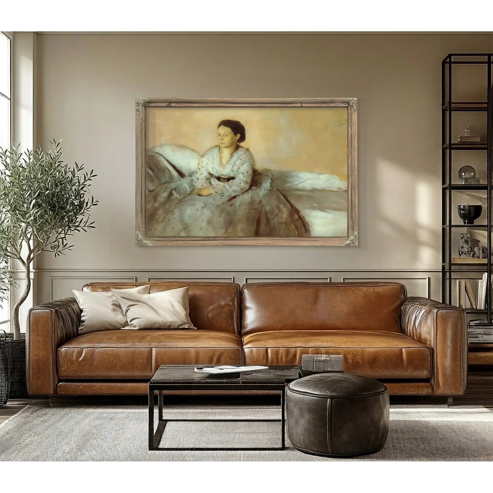 Estelle Musson By Edgar Degas Fine Art Print