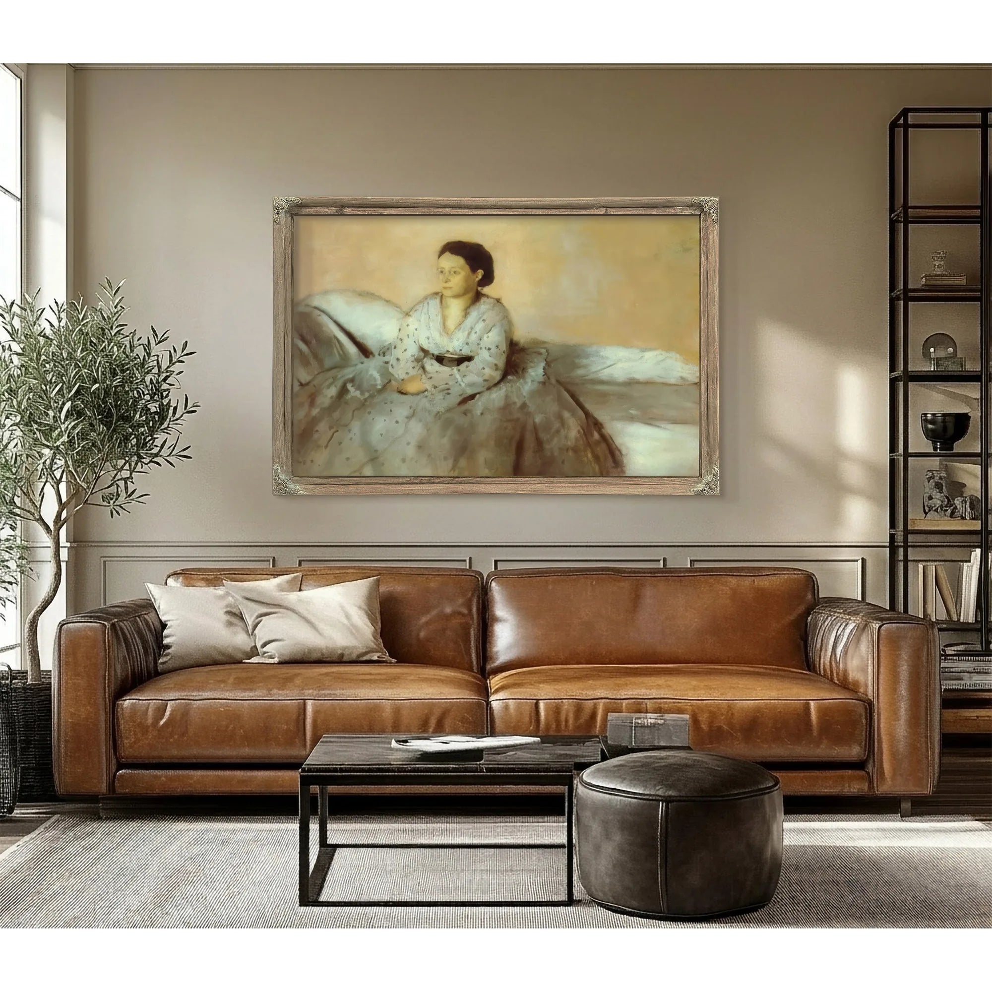 Estelle Musson By Edgar Degas Fine Art Print