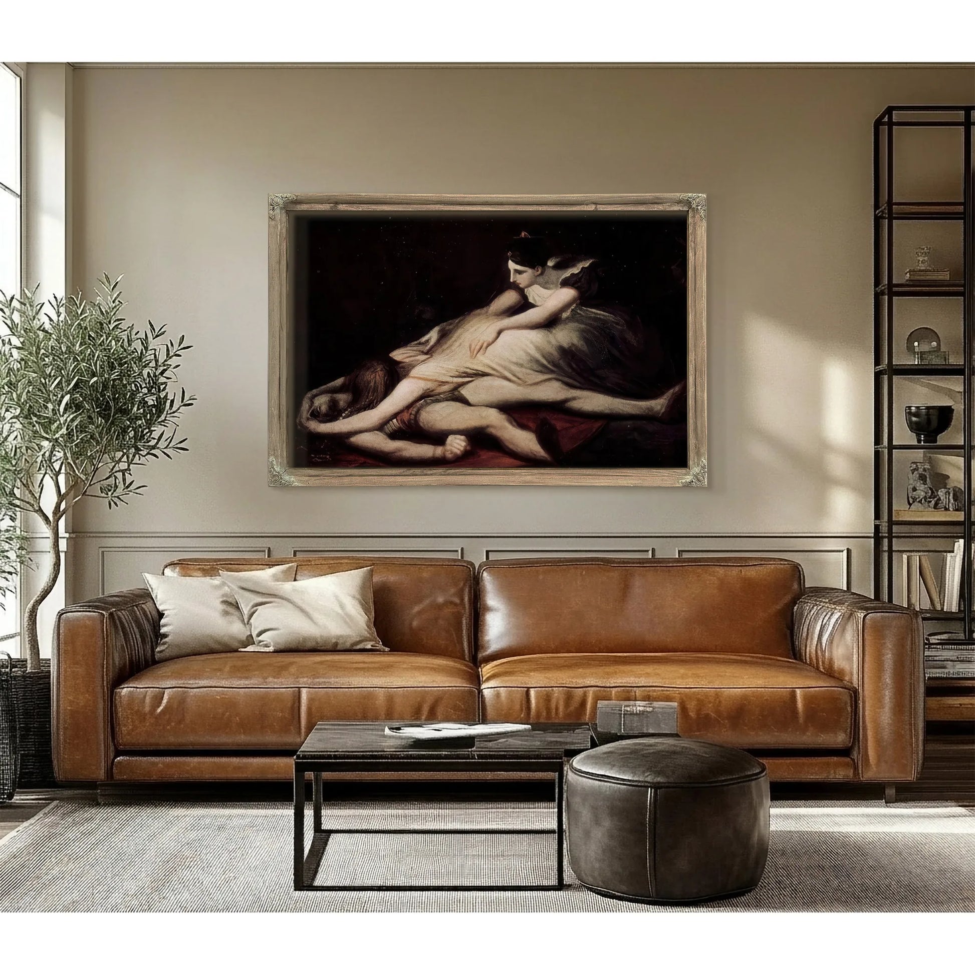 Kriemhild Throws Herself On The Dead Siegfried By Henry Fuseli Fine Art Print