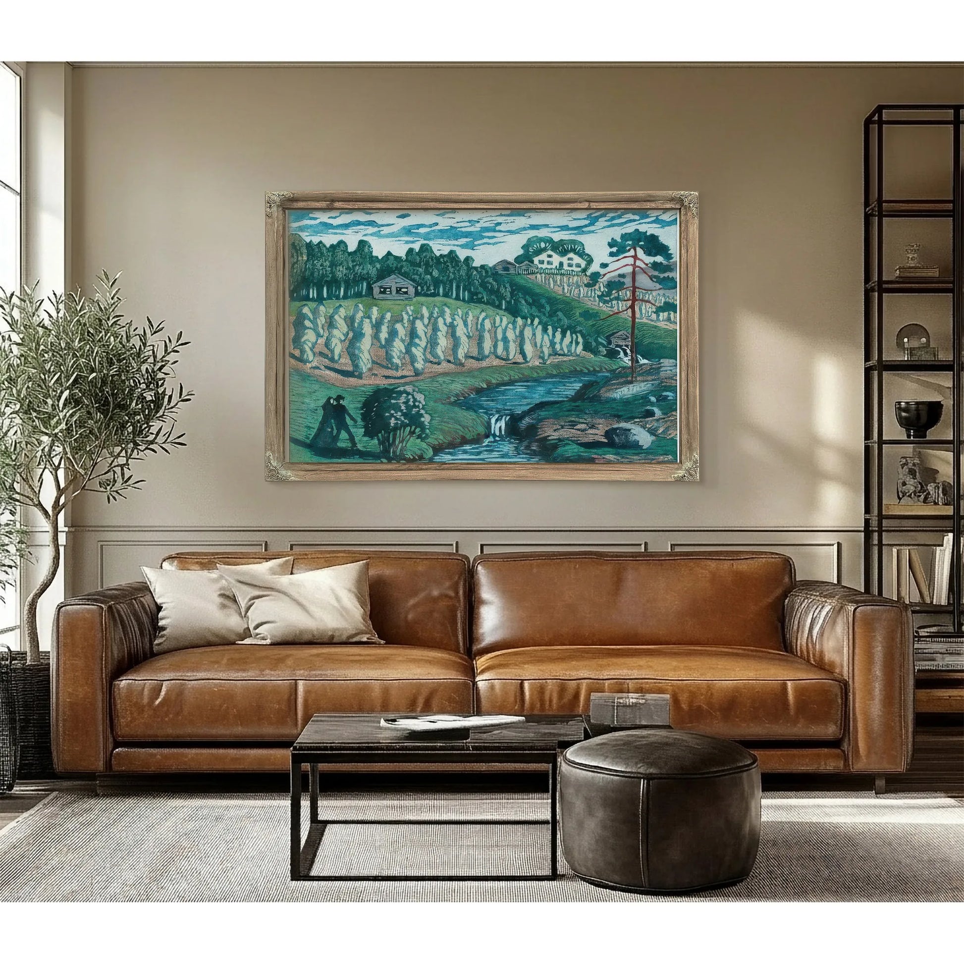 Large Stook 1 By Nicolai Astrup Fine Art Print