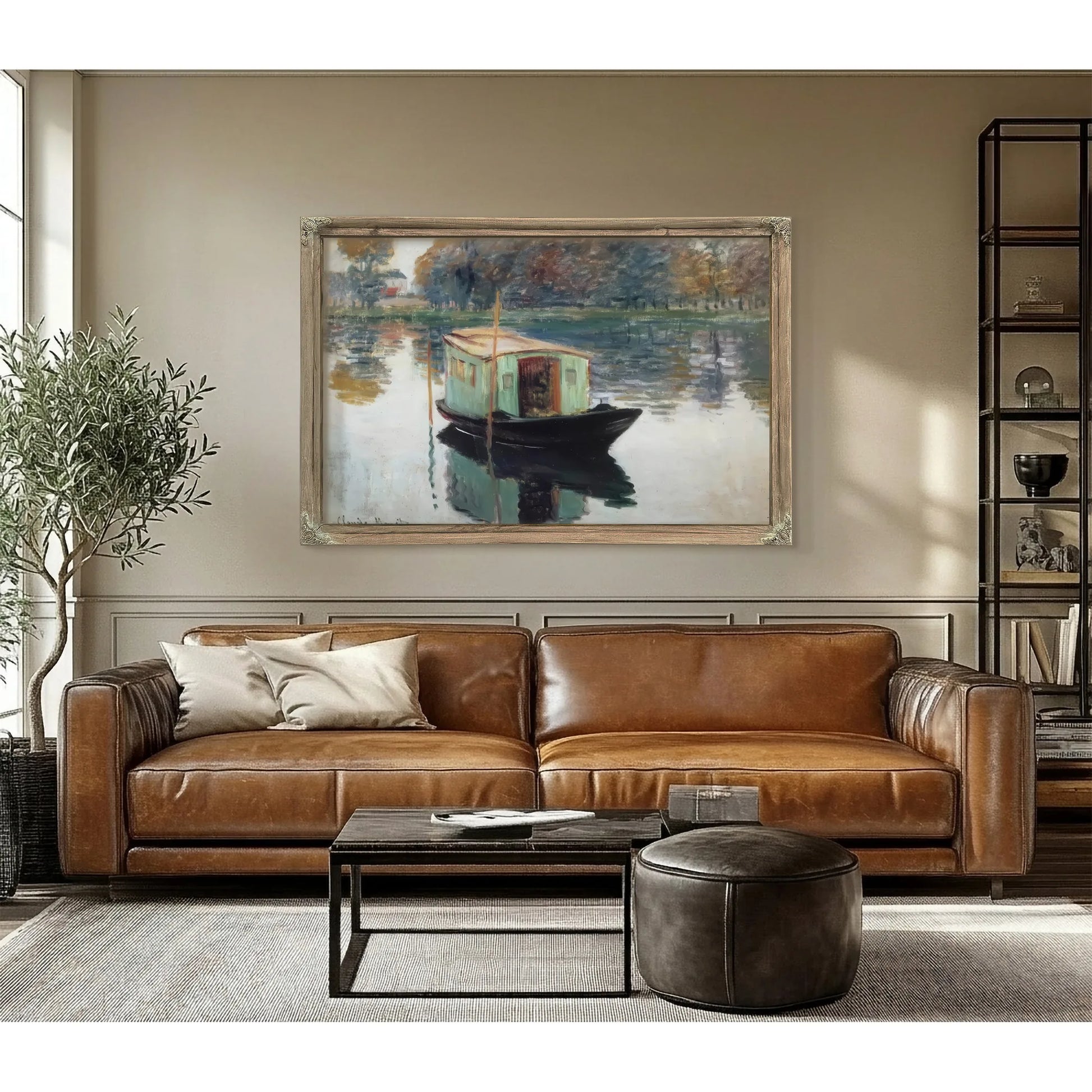 The Studio Boat By Edouard Manet Fine Art Print