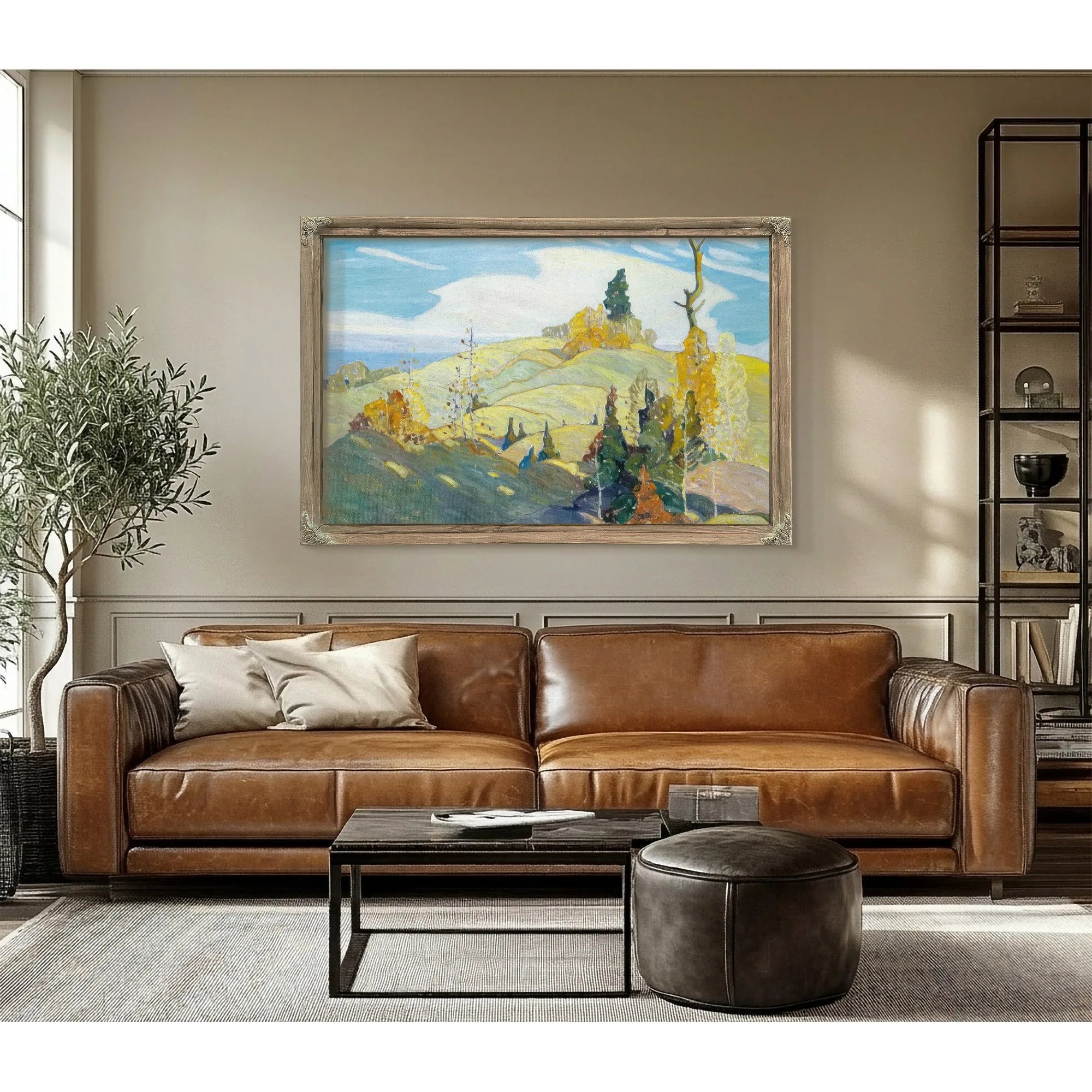 The Hilltop By Frank Carmichael Fine Art Print