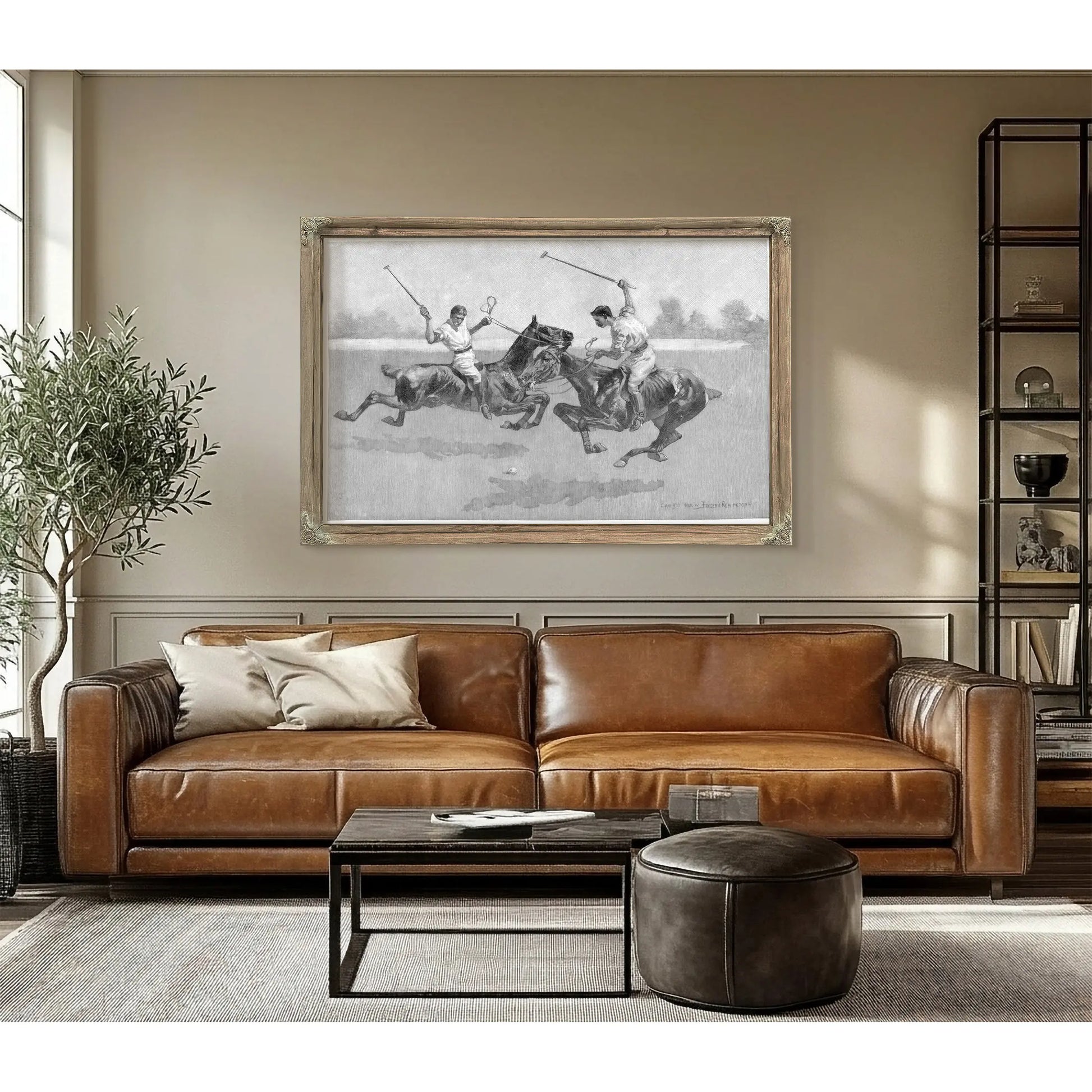 Polo Players by Frederic Remington