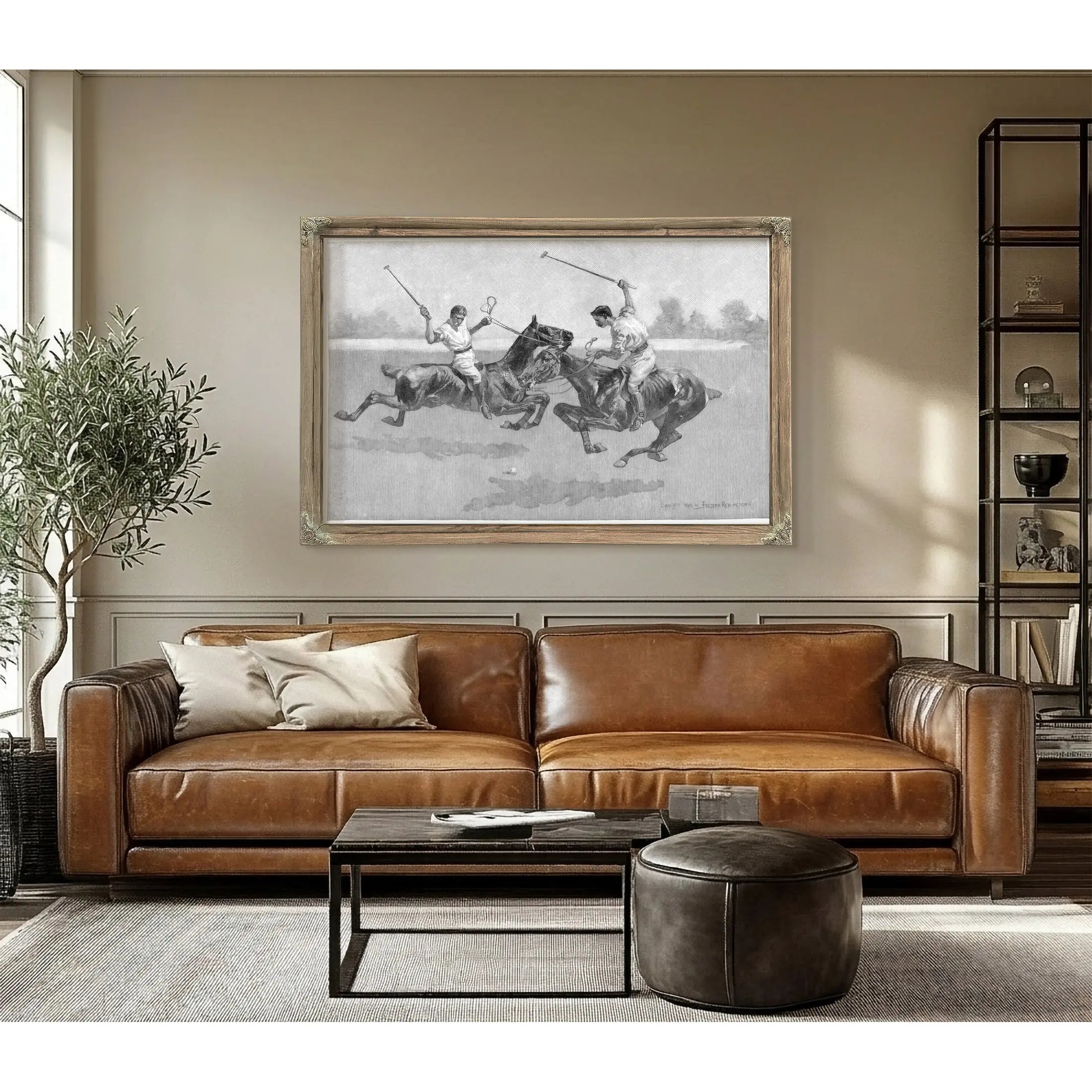 Polo Players by Frederic Remington