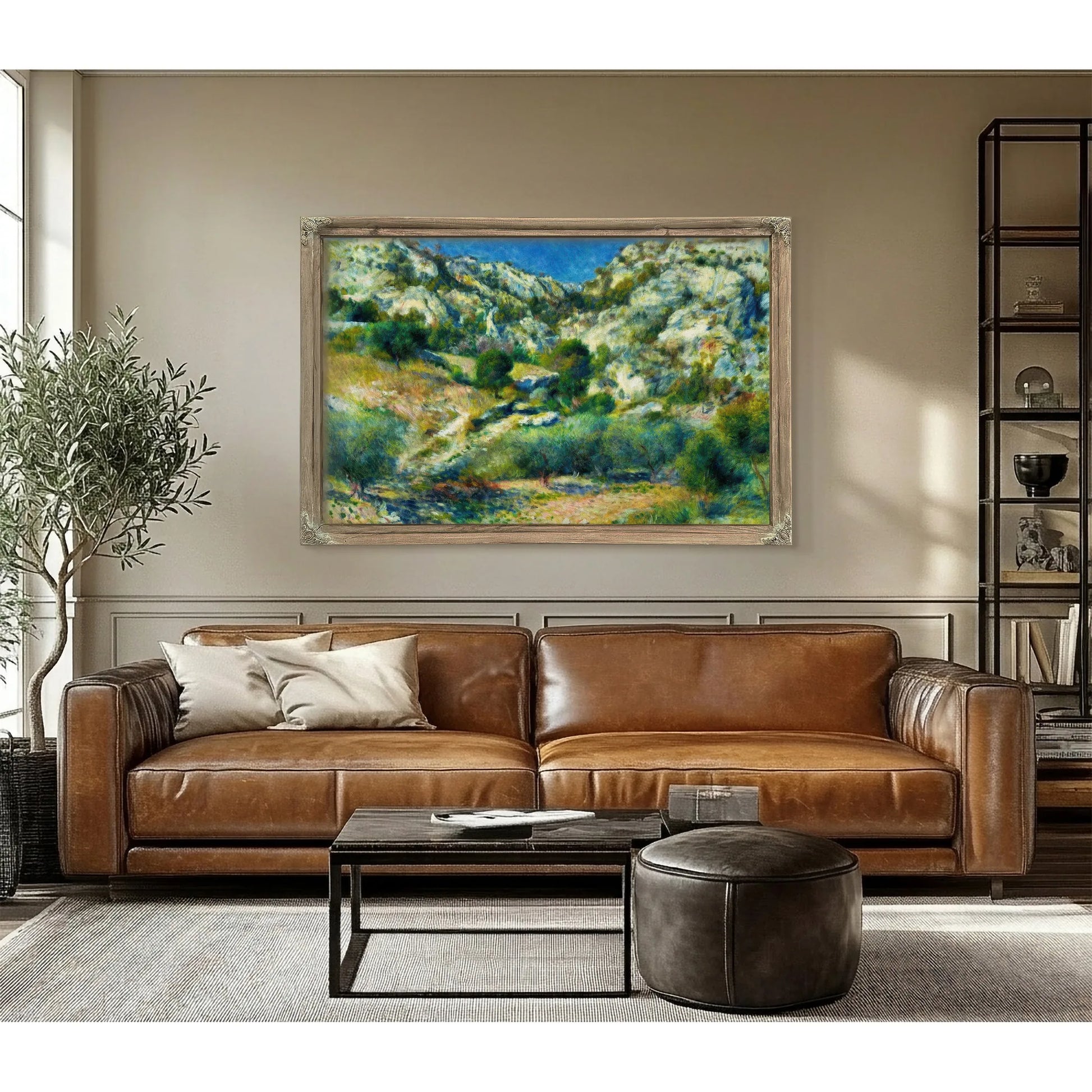 Rocky Crags At L'estaque By Pierre August Renoir Fine Art Print
