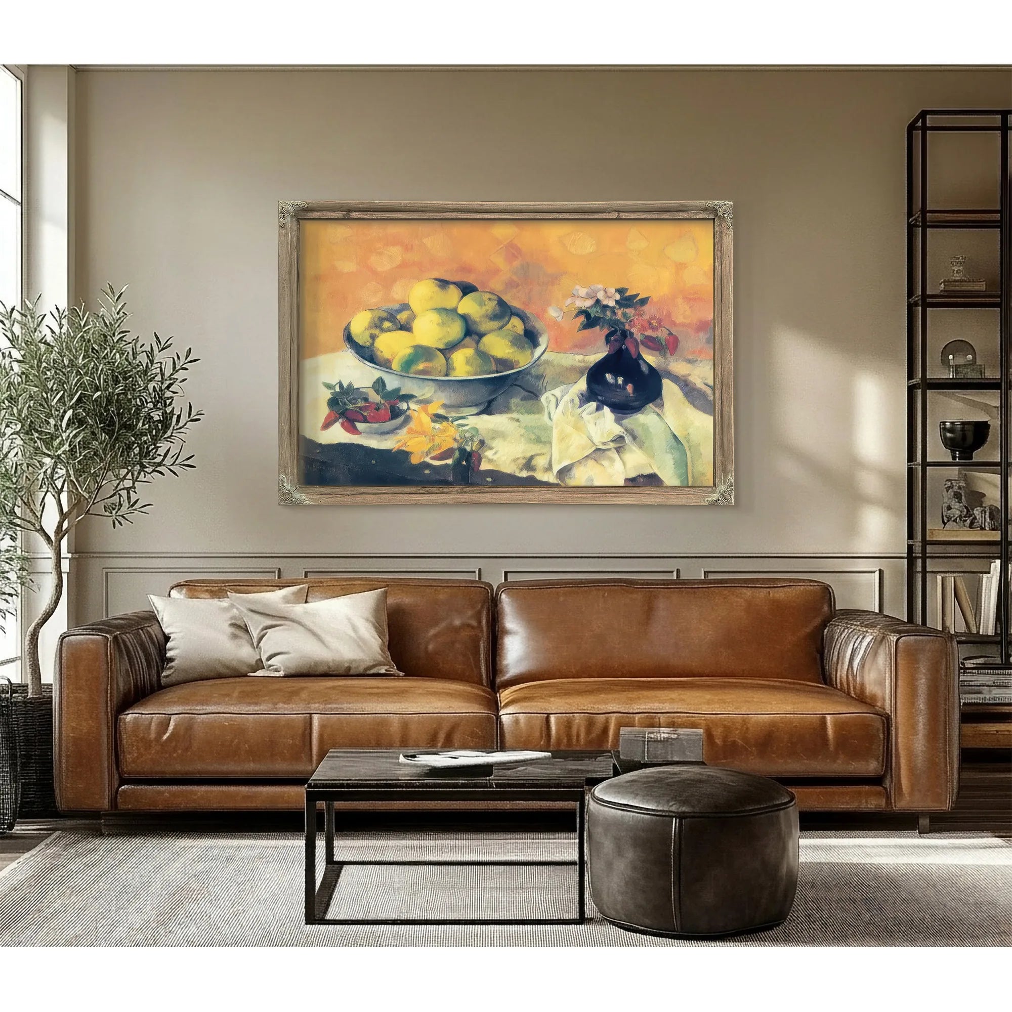 Still Life With Grapefruits By Paul Gauguin Fine Art Print