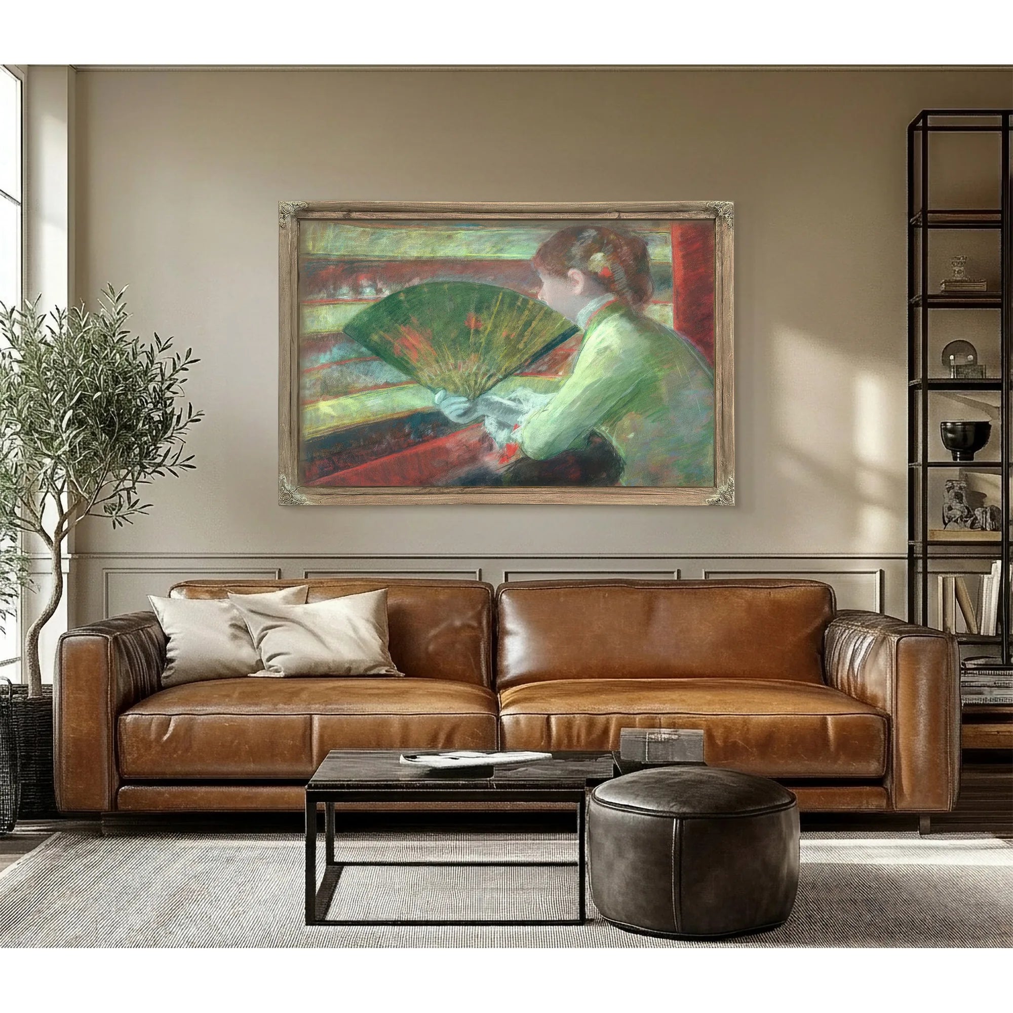 In The Loge By Mary Cassatt Fine Art Print