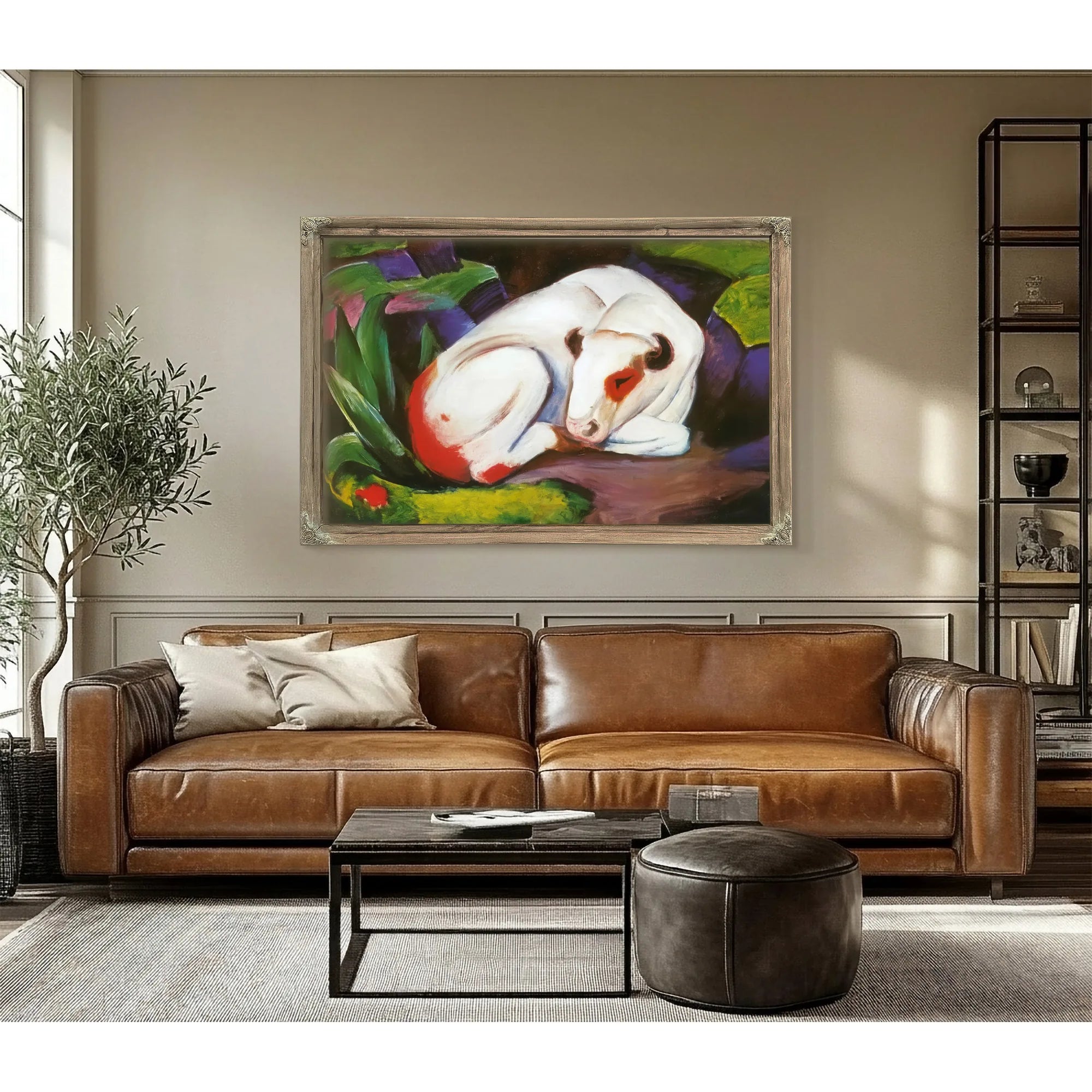The Steer By Franz Marc Fine Art Print
