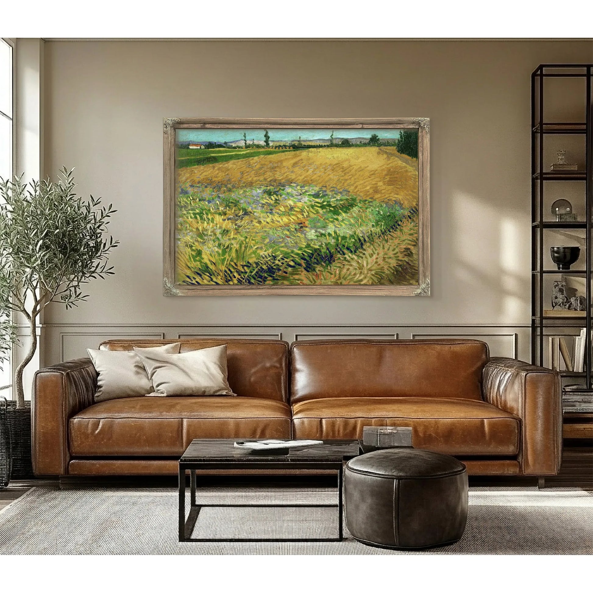 Wheatfield 2 By Vincent Van Gogh Fine Art Print